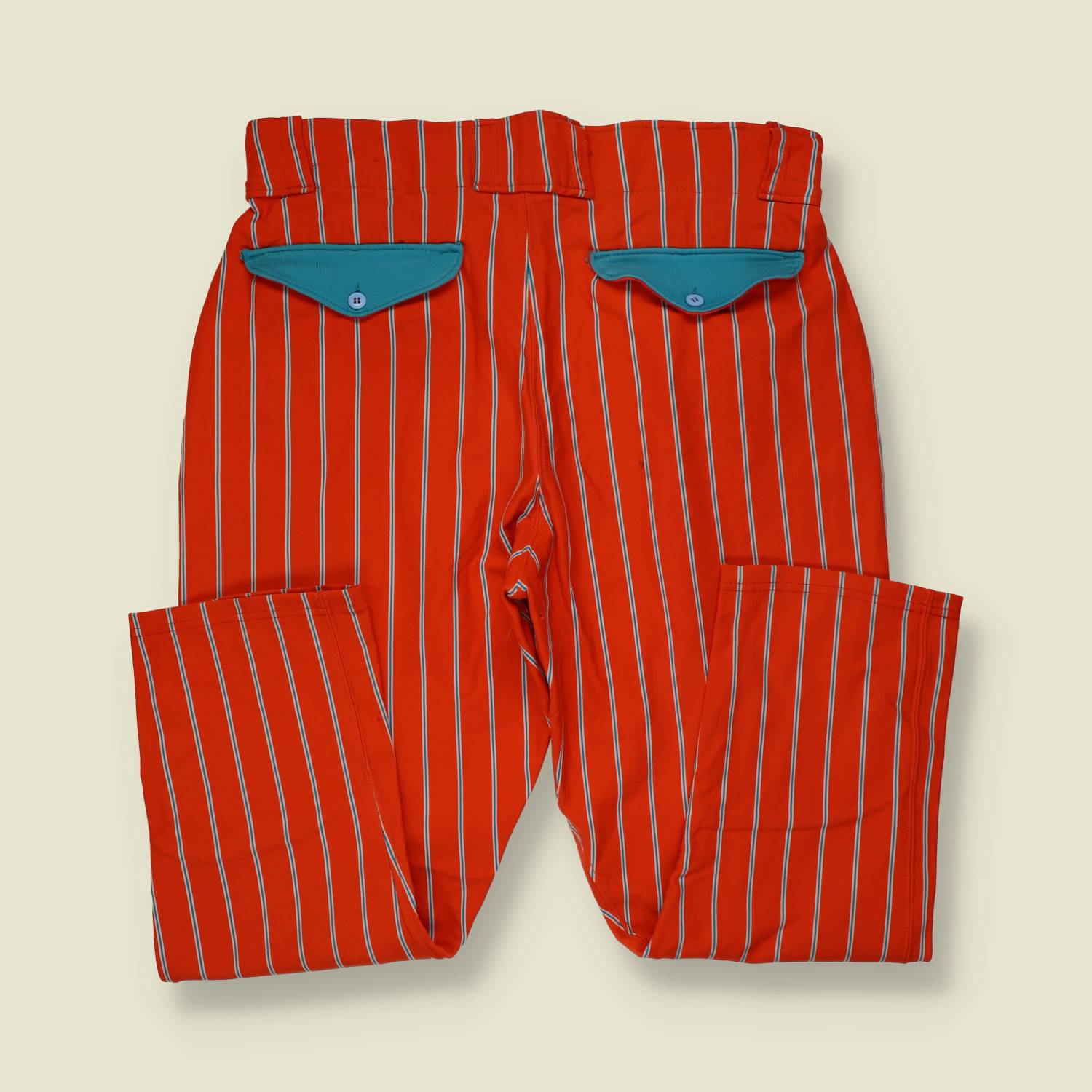 1970s | Southland | Striped Trousers | Orange - w36