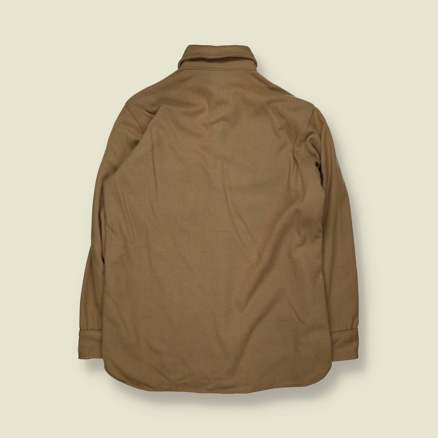 1970s | Woolrich | Wool Overshirt | Tan | Made in USA – M