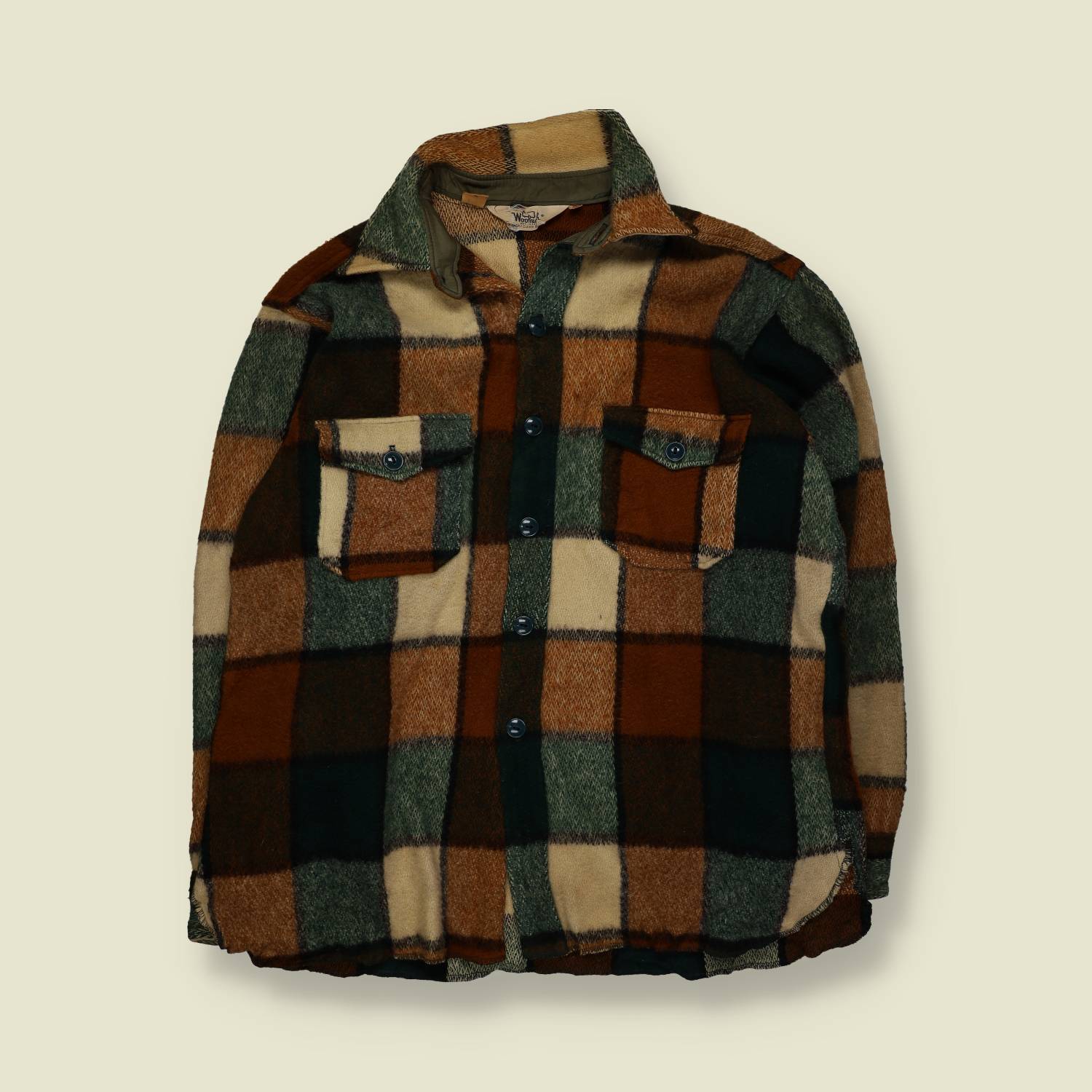 1970s | Woolrich | Wool Overshirt | Plaid Check – XXL