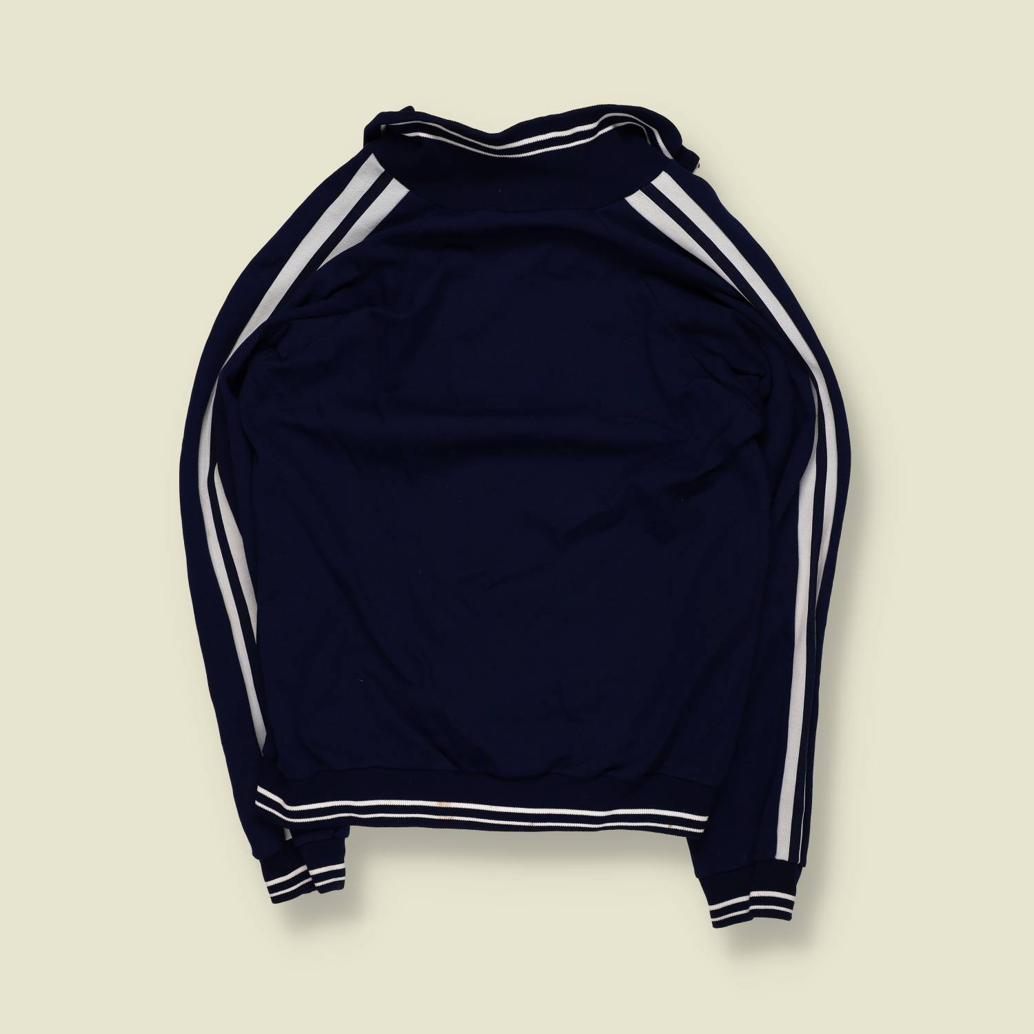 1970s | C&A | Track Jacket | Zip Front | Navy Blue – S