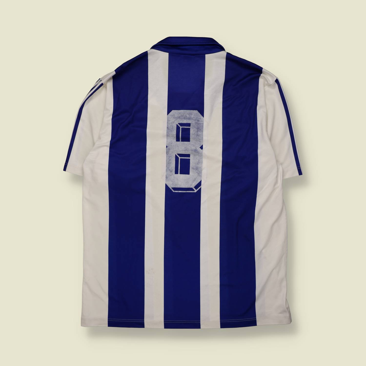 1990s | Adidas | Template Football Shirt | Number 8 – L
