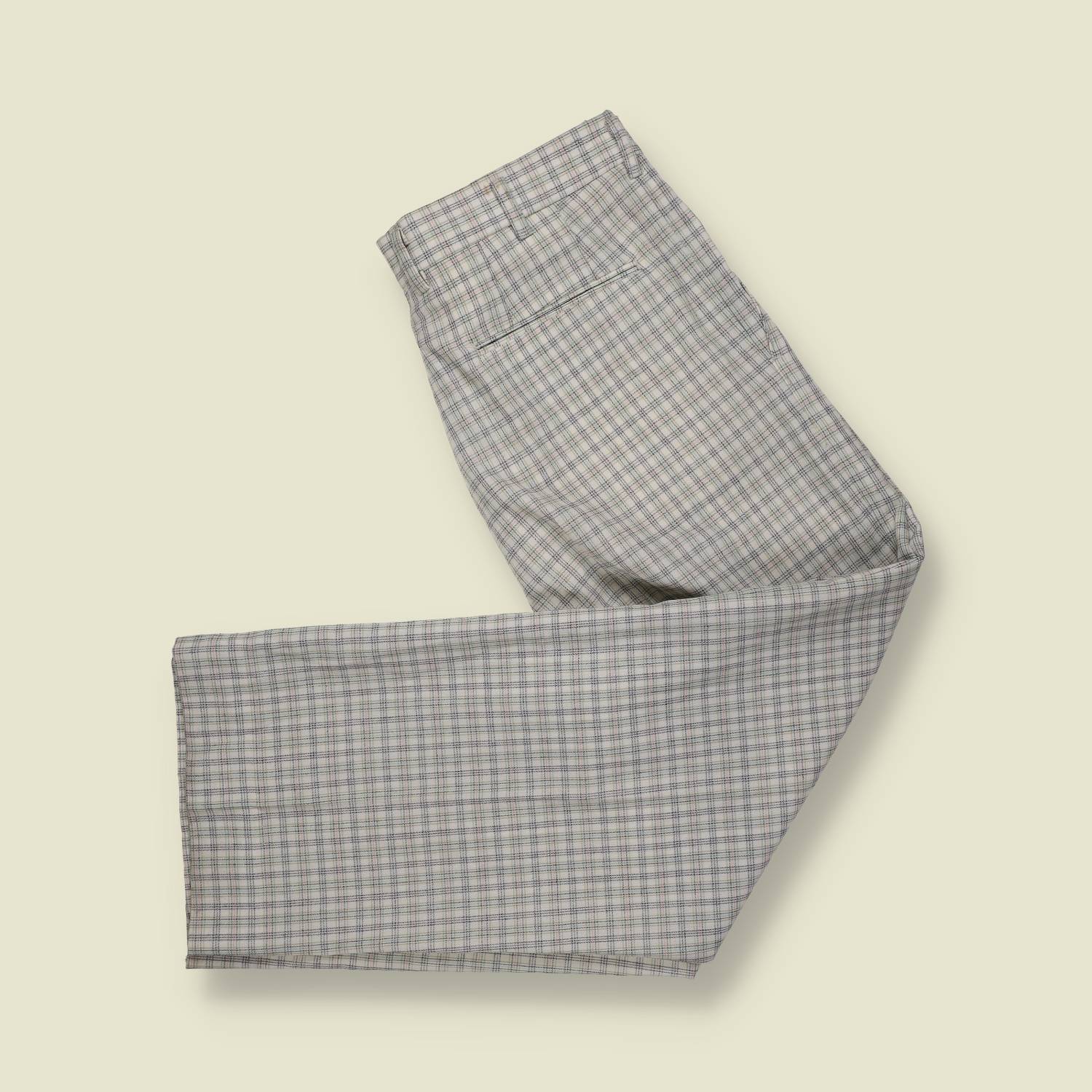 1970s | Unbranded | Check Trousers – w32