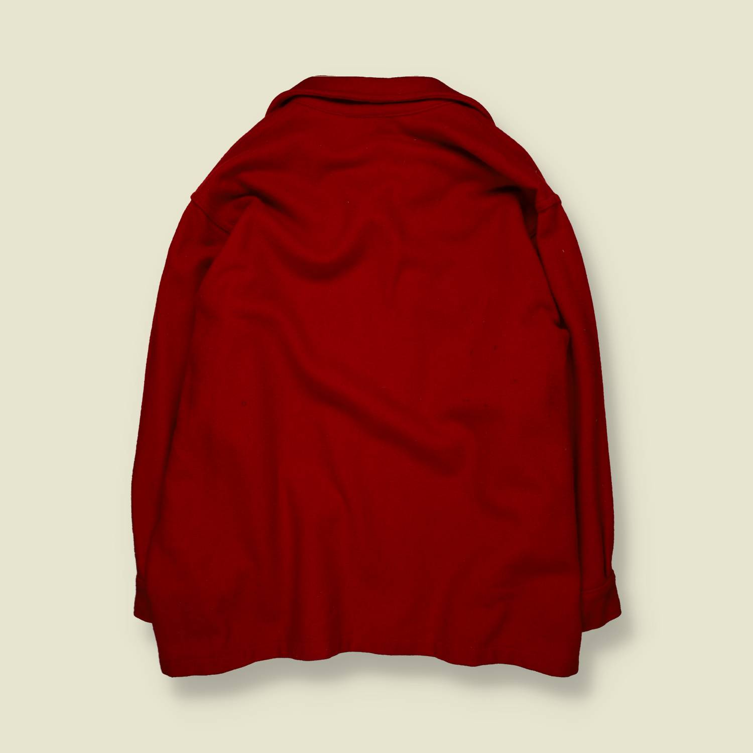 1990s | Boy Scouts of America | BSA Wool Overshirt | Red – XXXL