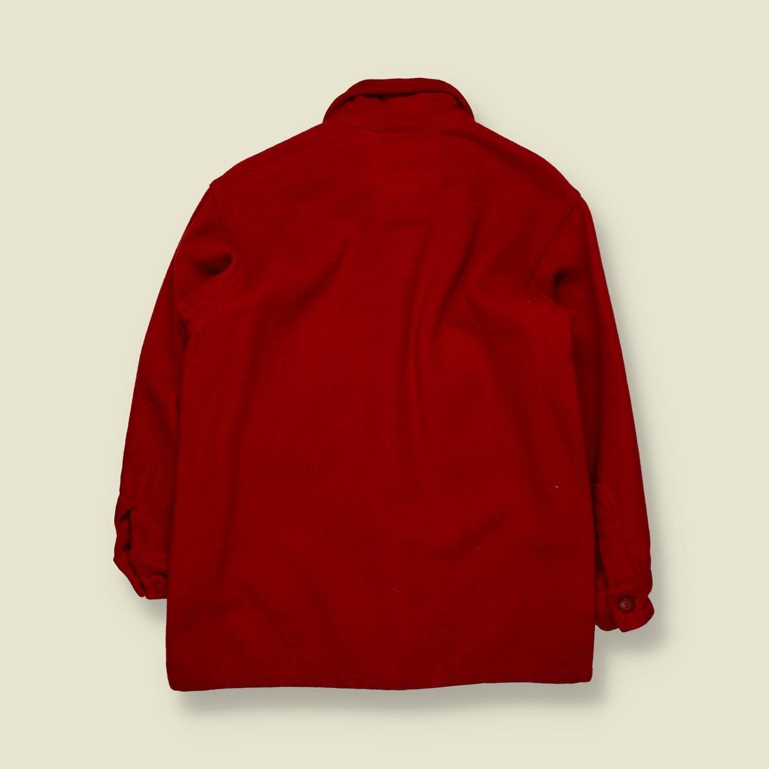 1950s | Boy Scouts of America | Wool Uniform Overshirt | Red – S