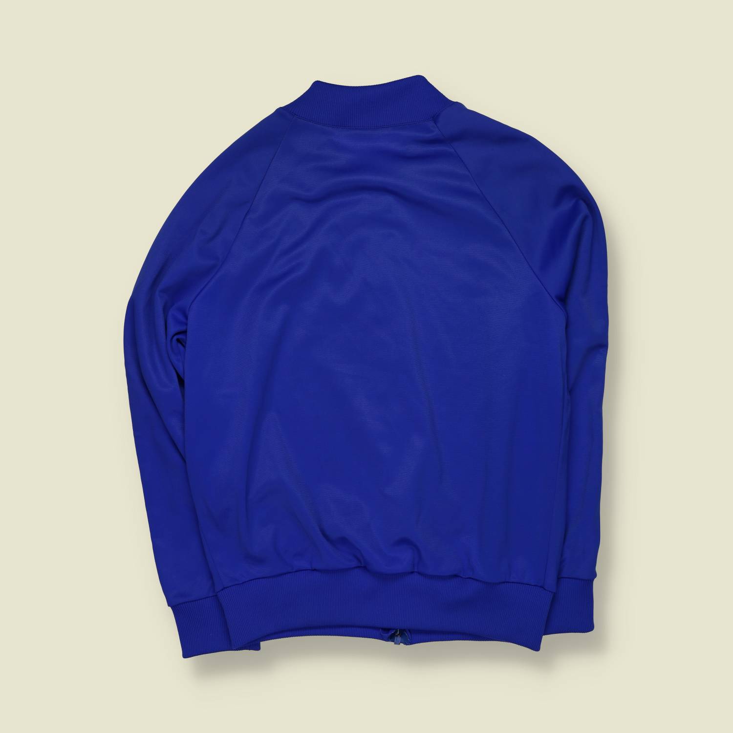 1970s | French Air Force | Sports Track Jacket | Polyester | Royal Blue – M