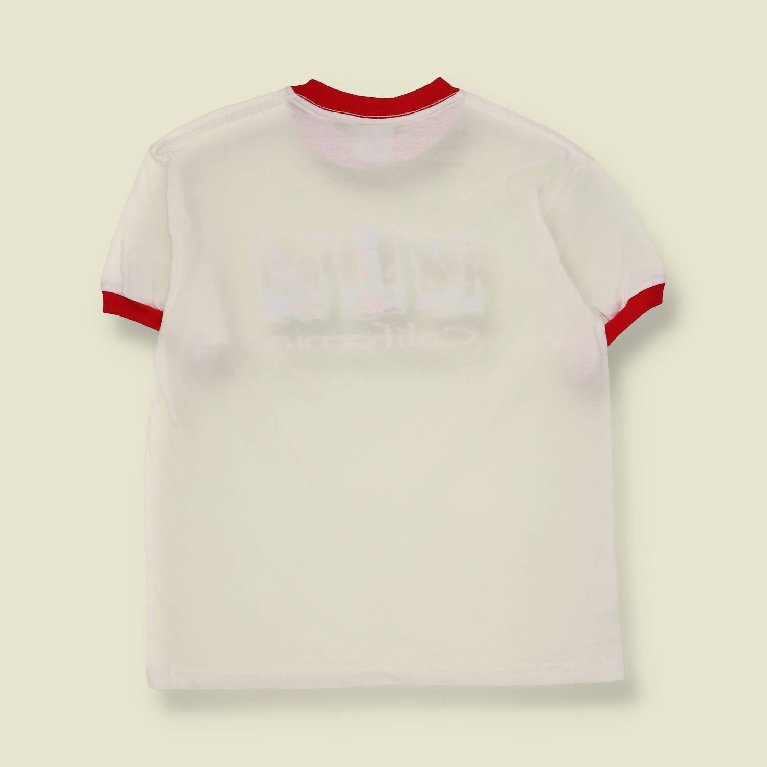 1980s | California Nautical Graphic Cotton Ringer Tee - 10