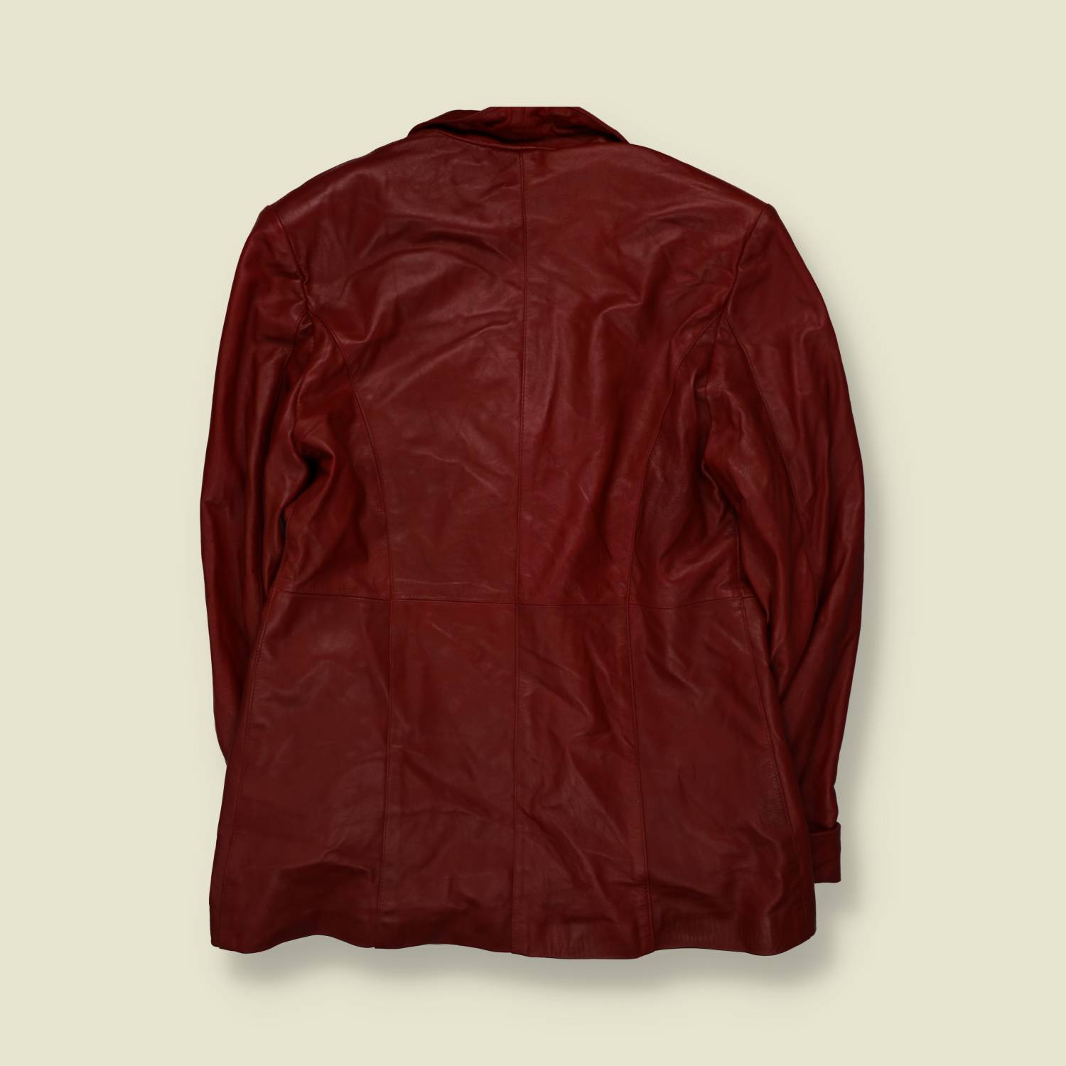 1990s | Vera Pelle | Leather Jacket | Oxblood - 14