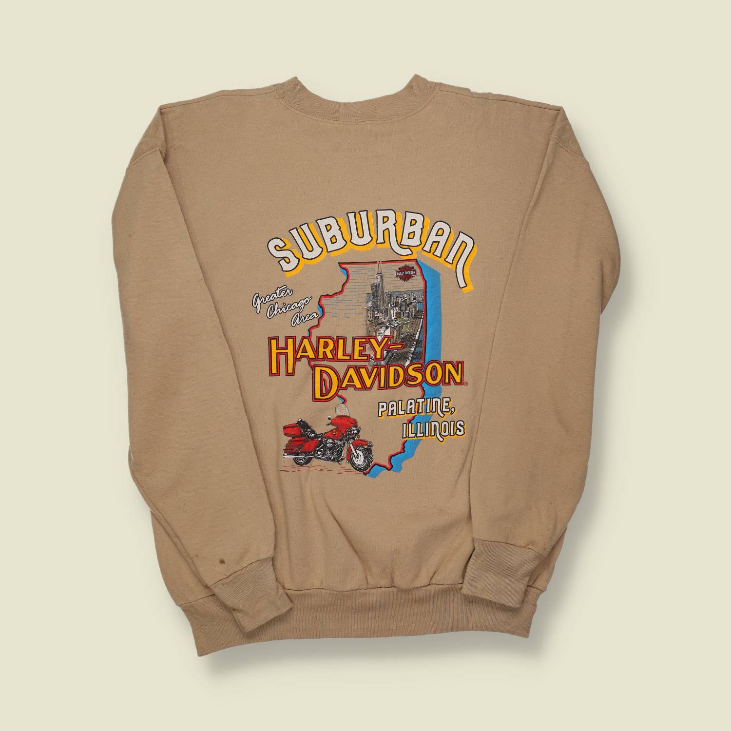 1997 Harley-Davidson Suburban Chicago Sweatshirt - L