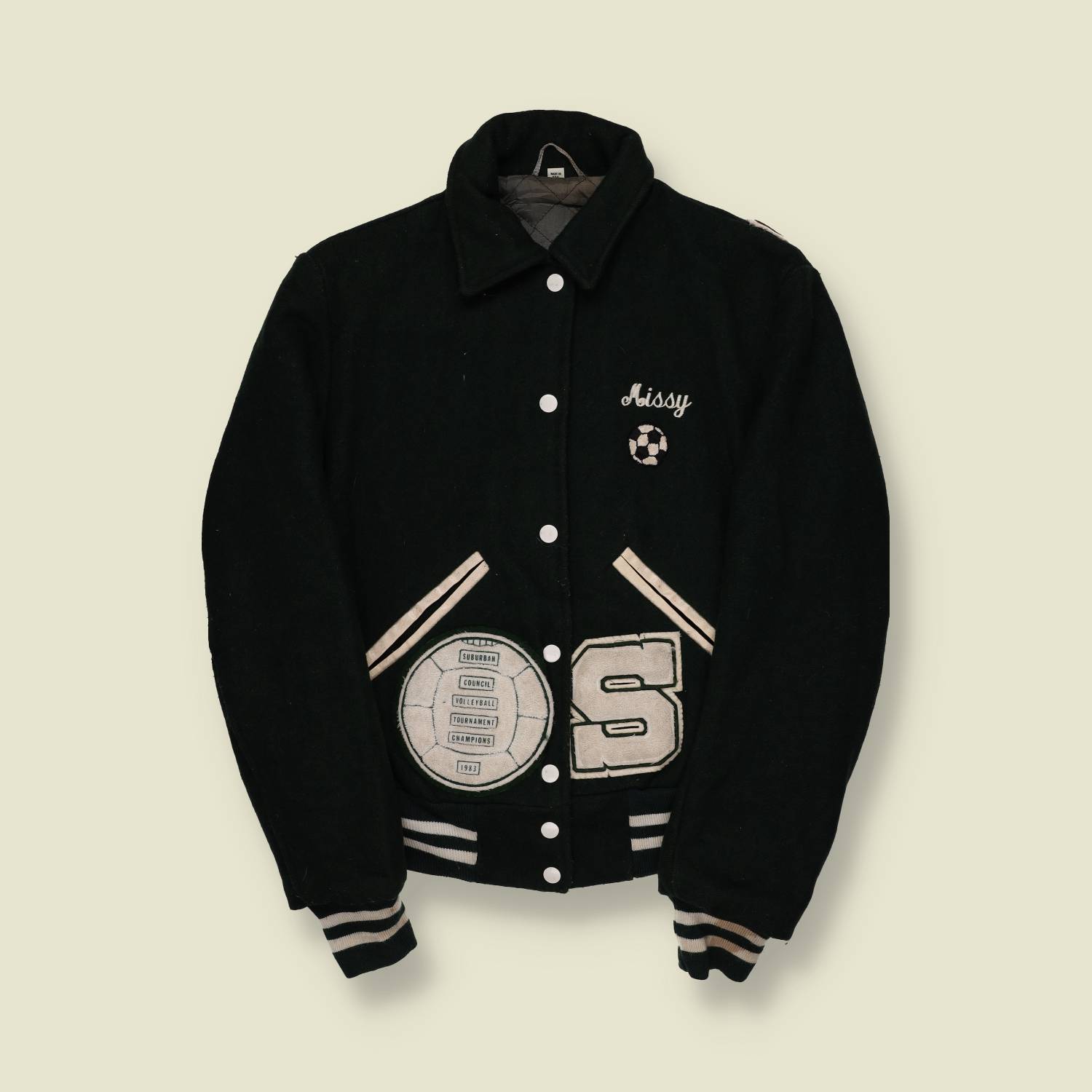 1983 Shenendehowa Varsity Jacket – Wool Letterman with Chainstitch - XS/S