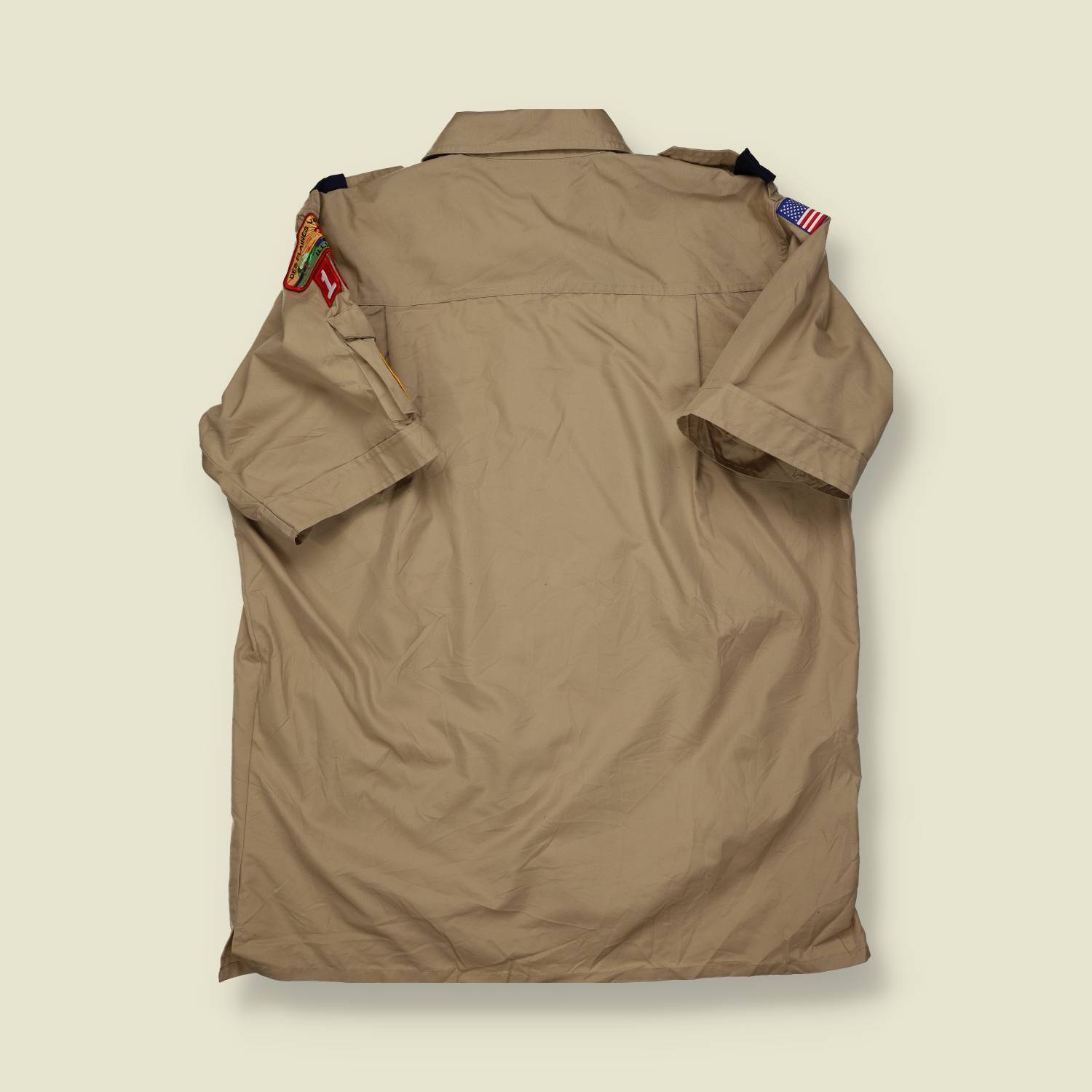 1990s Boy Scouts of America Short Sleeve Uniform Shirt - M/L