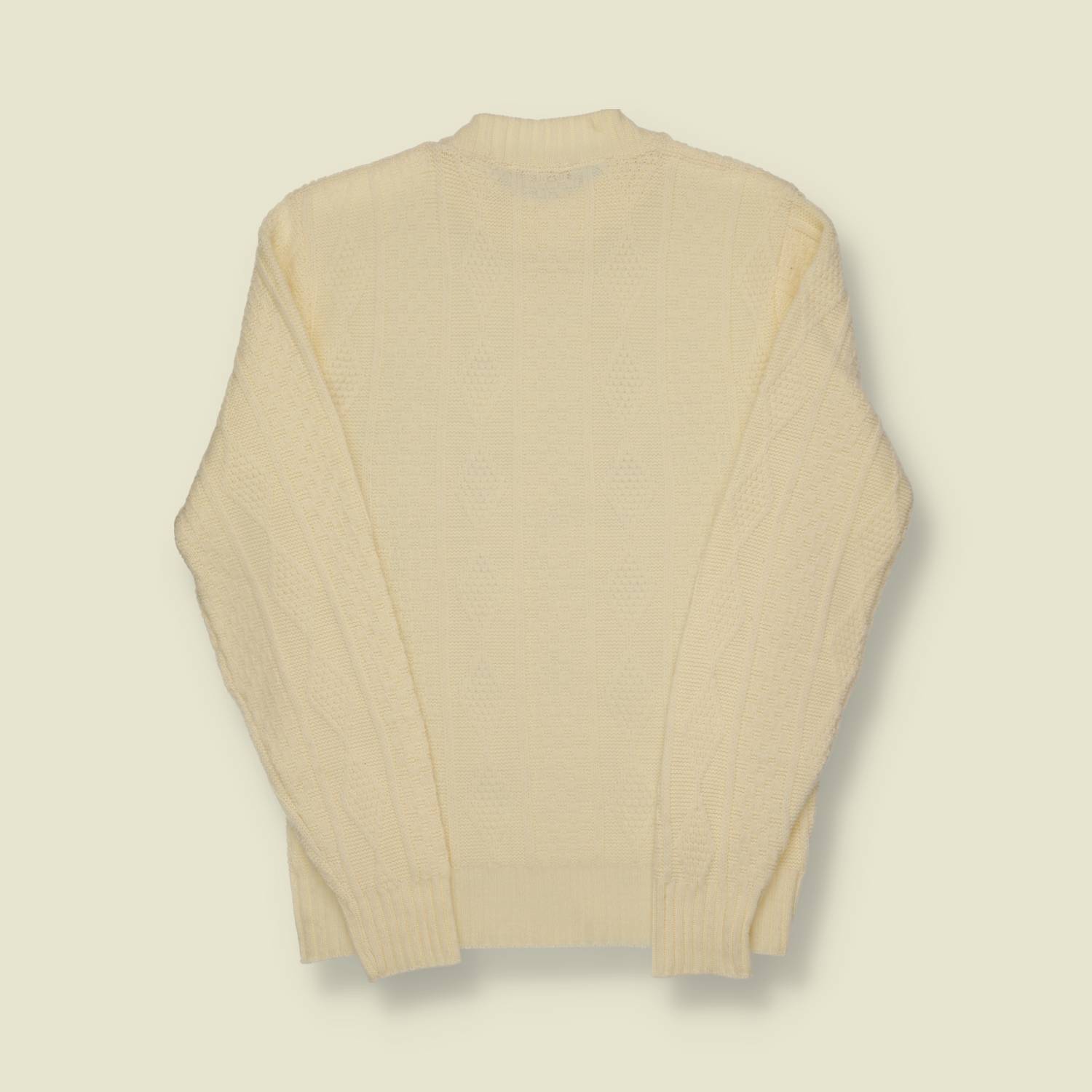 1970s | Sourcereor | Lightweight Knit – Ivory - S