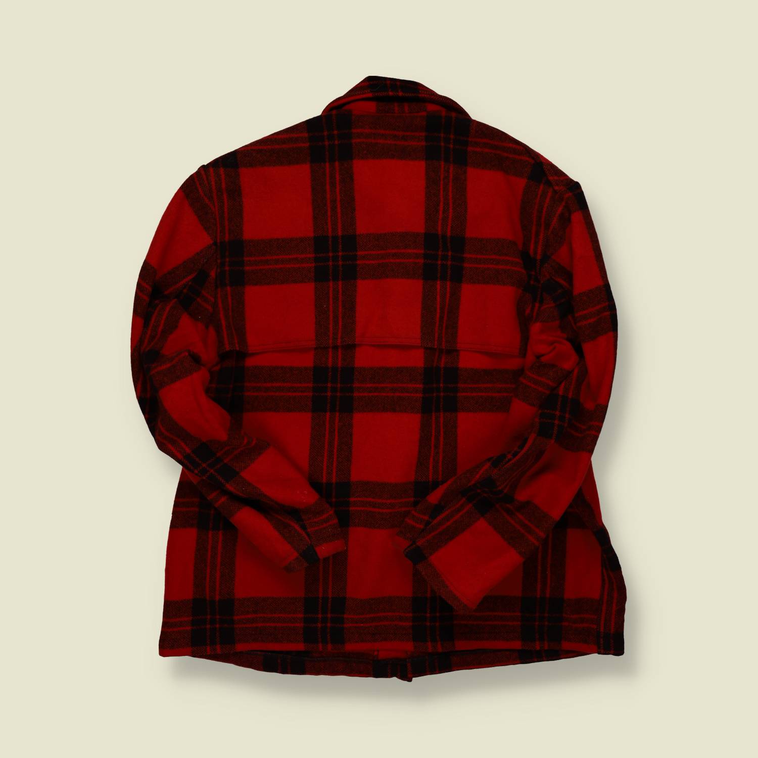 1940s–50s | Carter’s | Wool Hunting Jacket – Red/Black Plaid - M