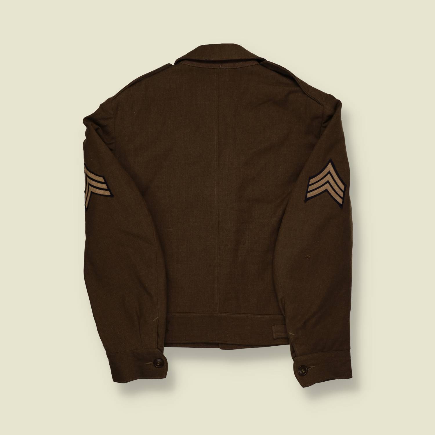 1940s | U.S. Army Air Forces | Ike Jacket – Sgt. Chevron – Olive Drab - XS/S