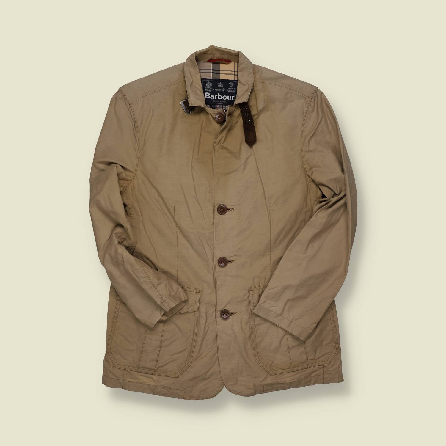 2010s | Barbour | Cotton Safari Jacket – Stone Beige - S