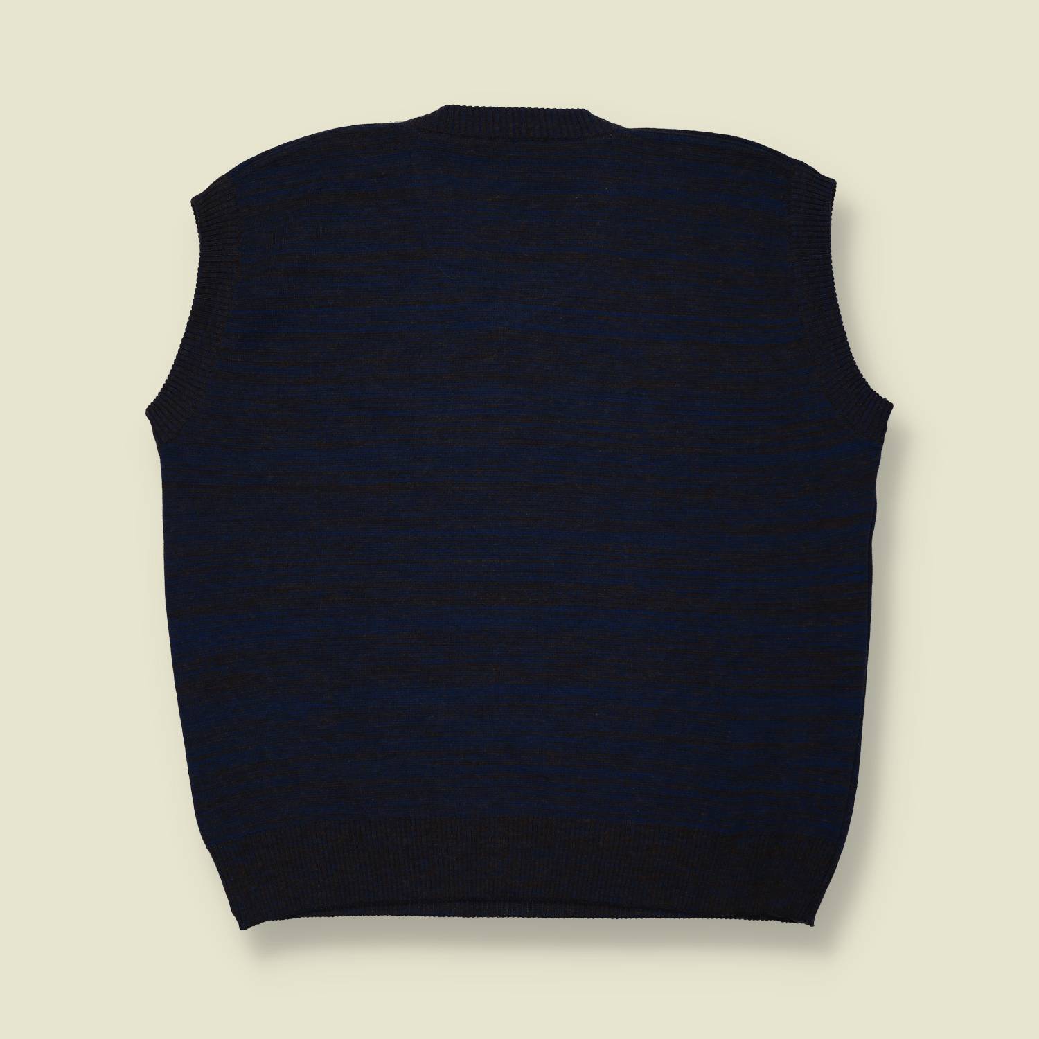 1990s | Burberrys of London | Wool Sweater Vest – Navy - L