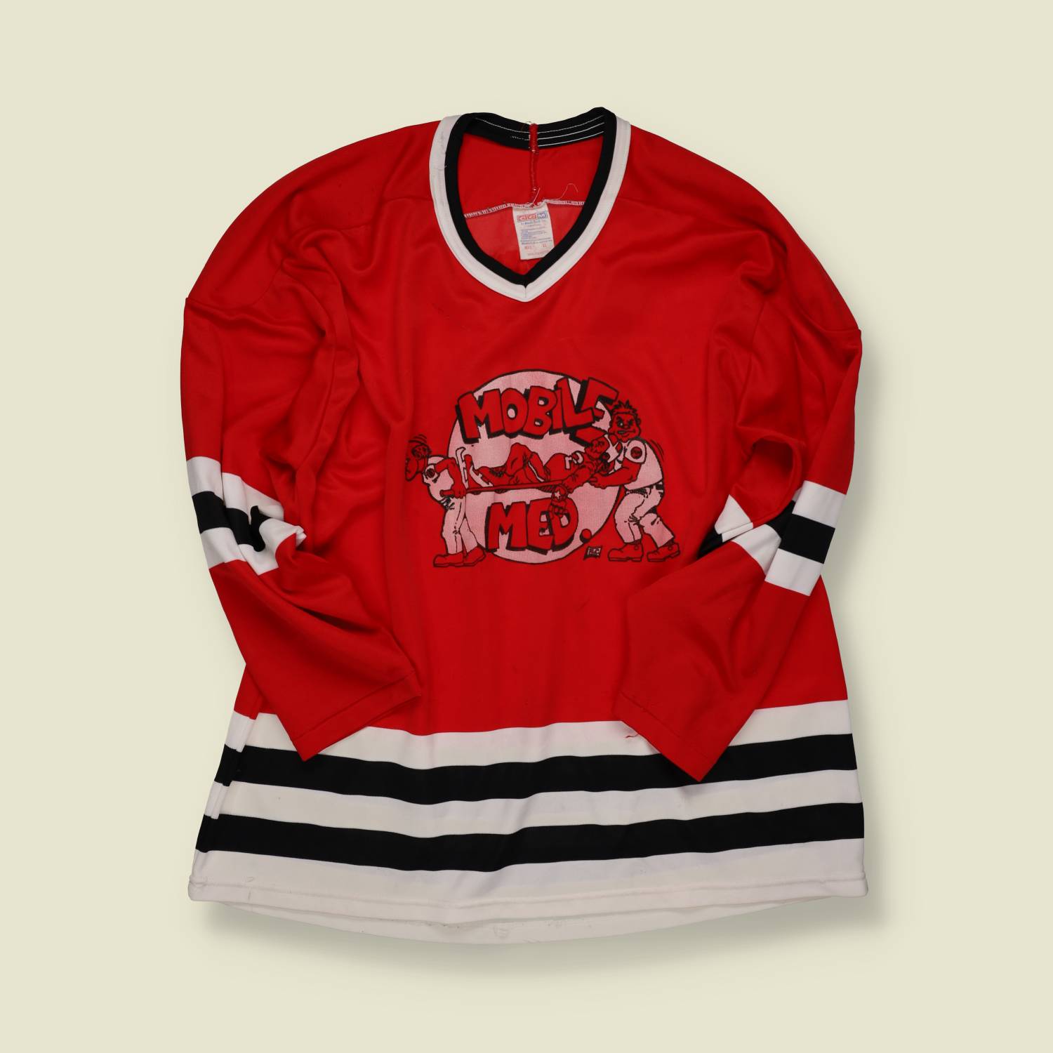 1980s | CCM | “Mobile Med” Hockey Jersey – No. 15 - L/XL