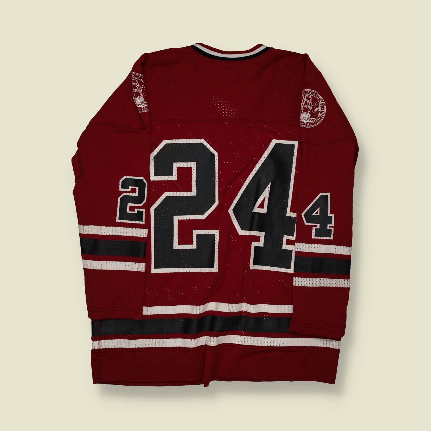 1990s | Athletic Knit | Tilton Academy Hockey Jersey – No. 24 - XL