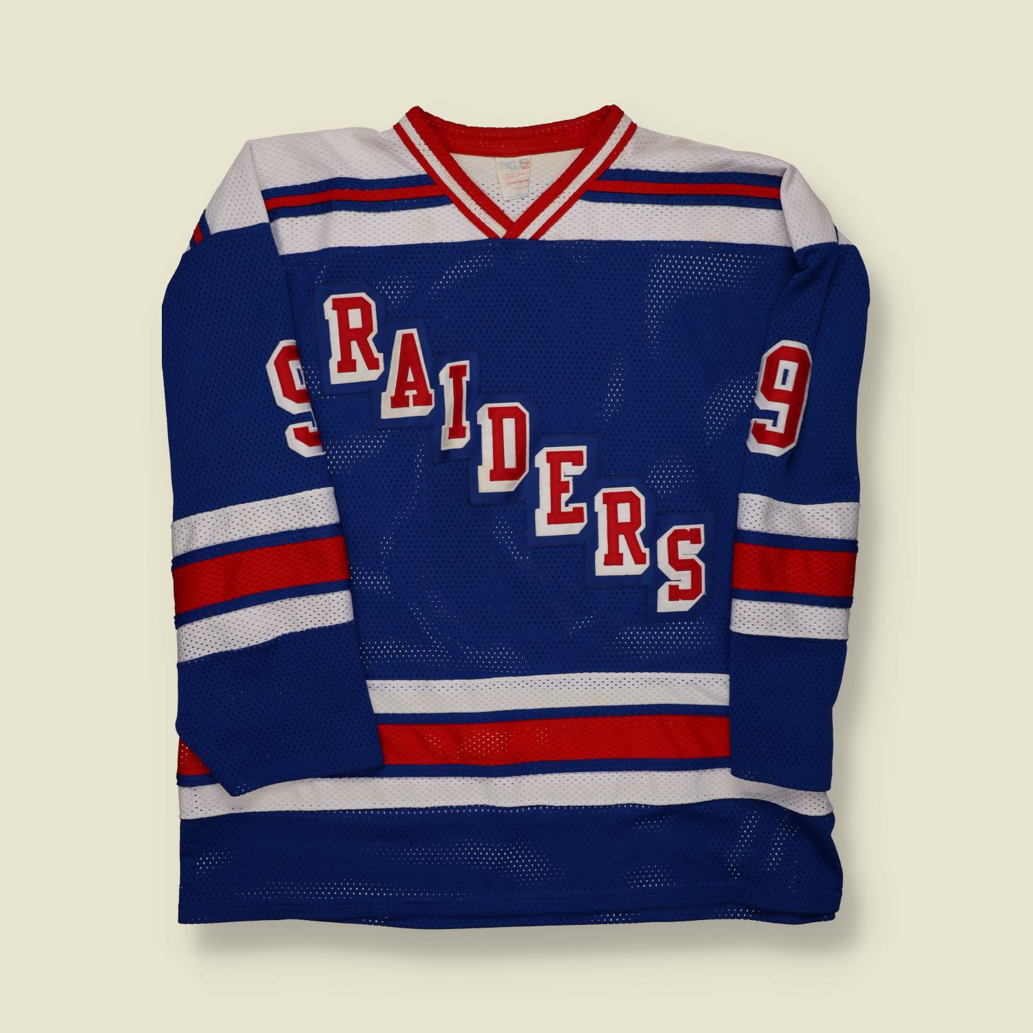 1980s | Rawlings | Raiders Hockey Jersey – No. 9 - XXL