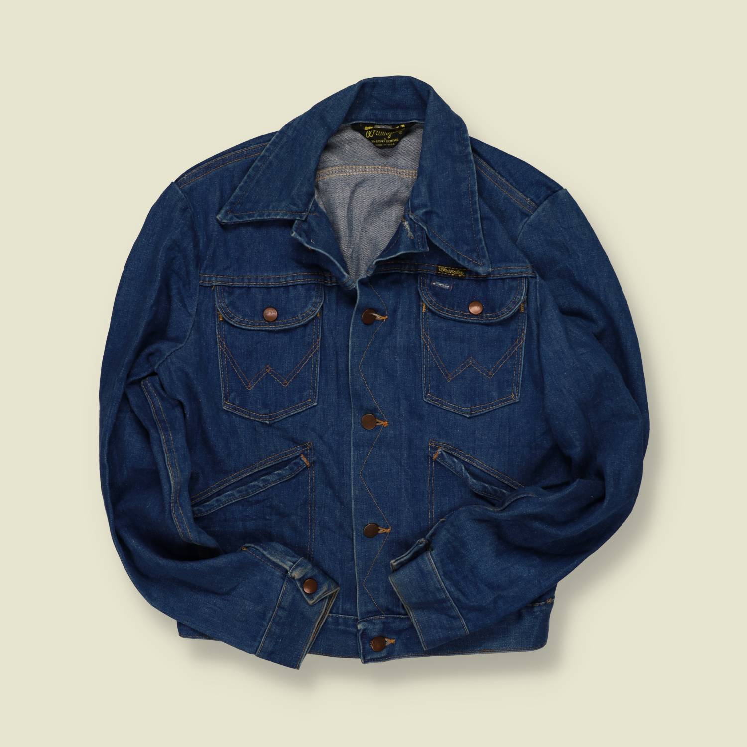 1970s | Wrangler | Denim Jacket – Indigo - XXS/XS