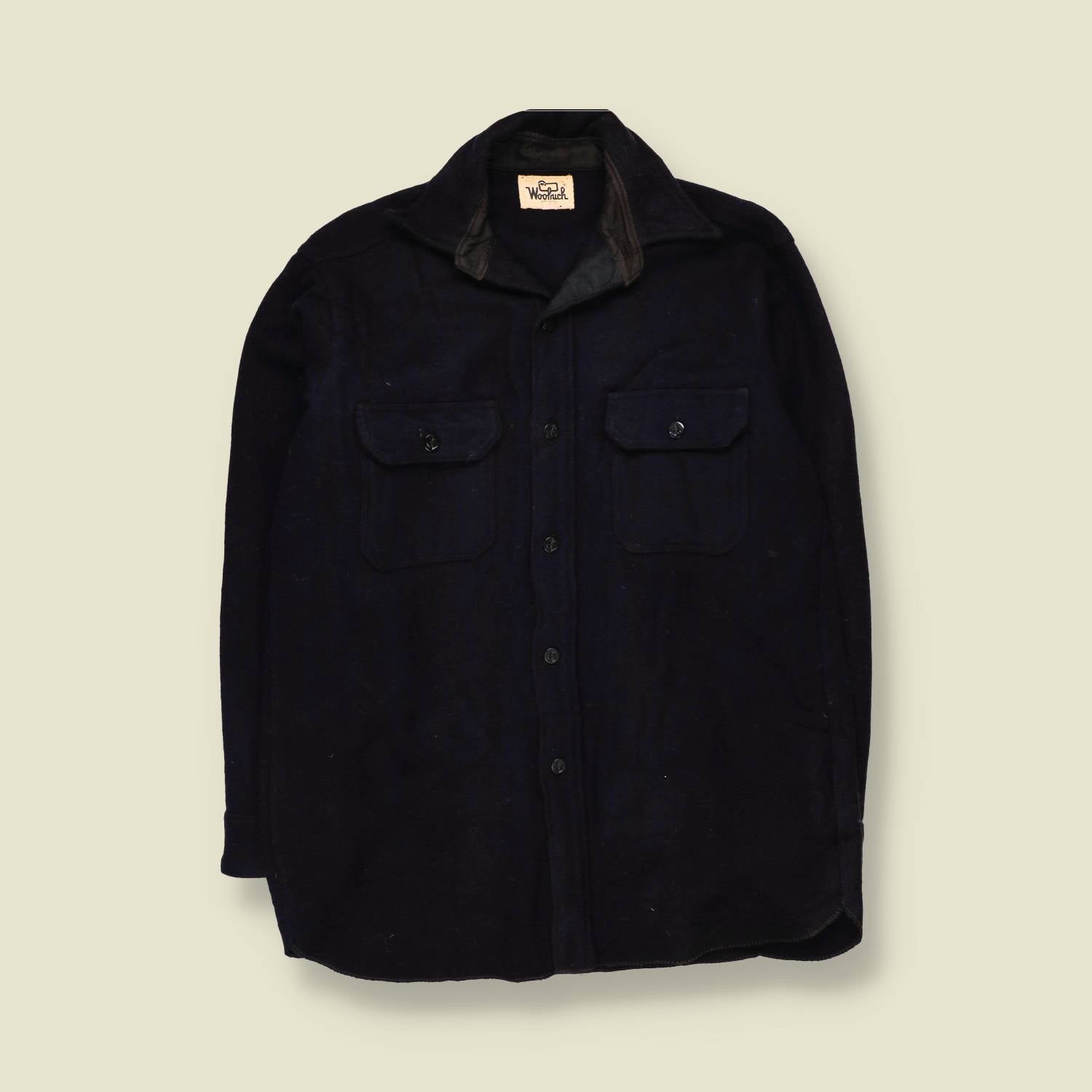 1960s | Woolrich | Overshirt | Dark Blue - M