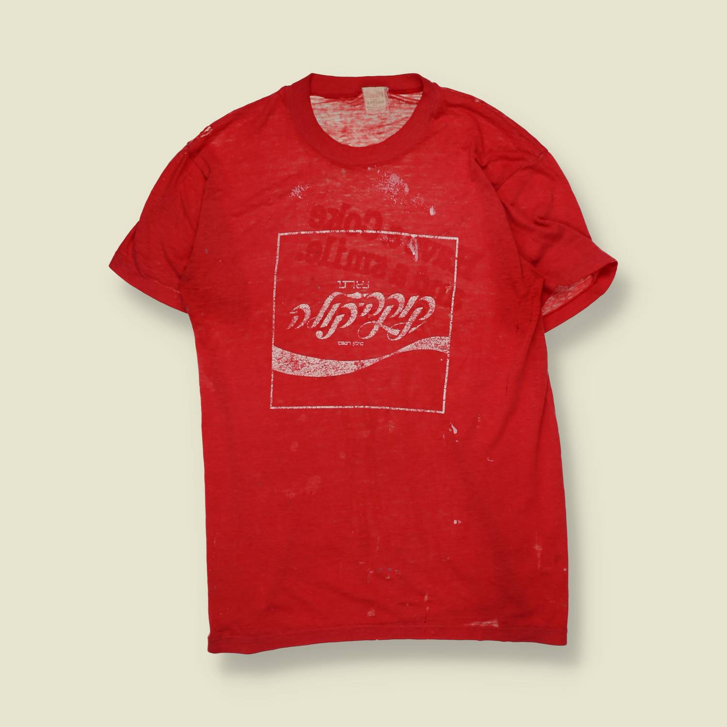 1970s | Stedman | Coca-Cola Graphic T-Shirt | Red - XXS
