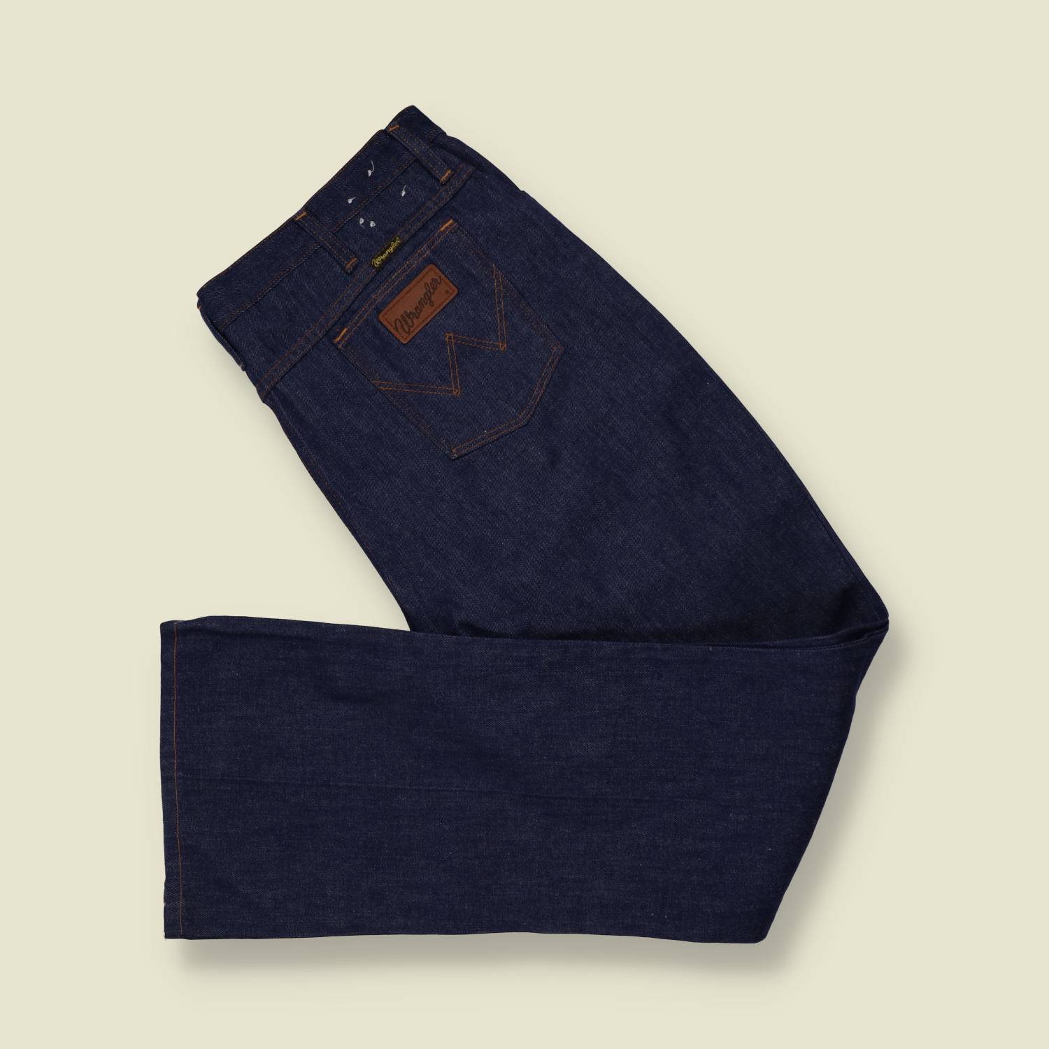 1970s | Wrangler | Deadstock Flared Jeans | Dark Blue - w38