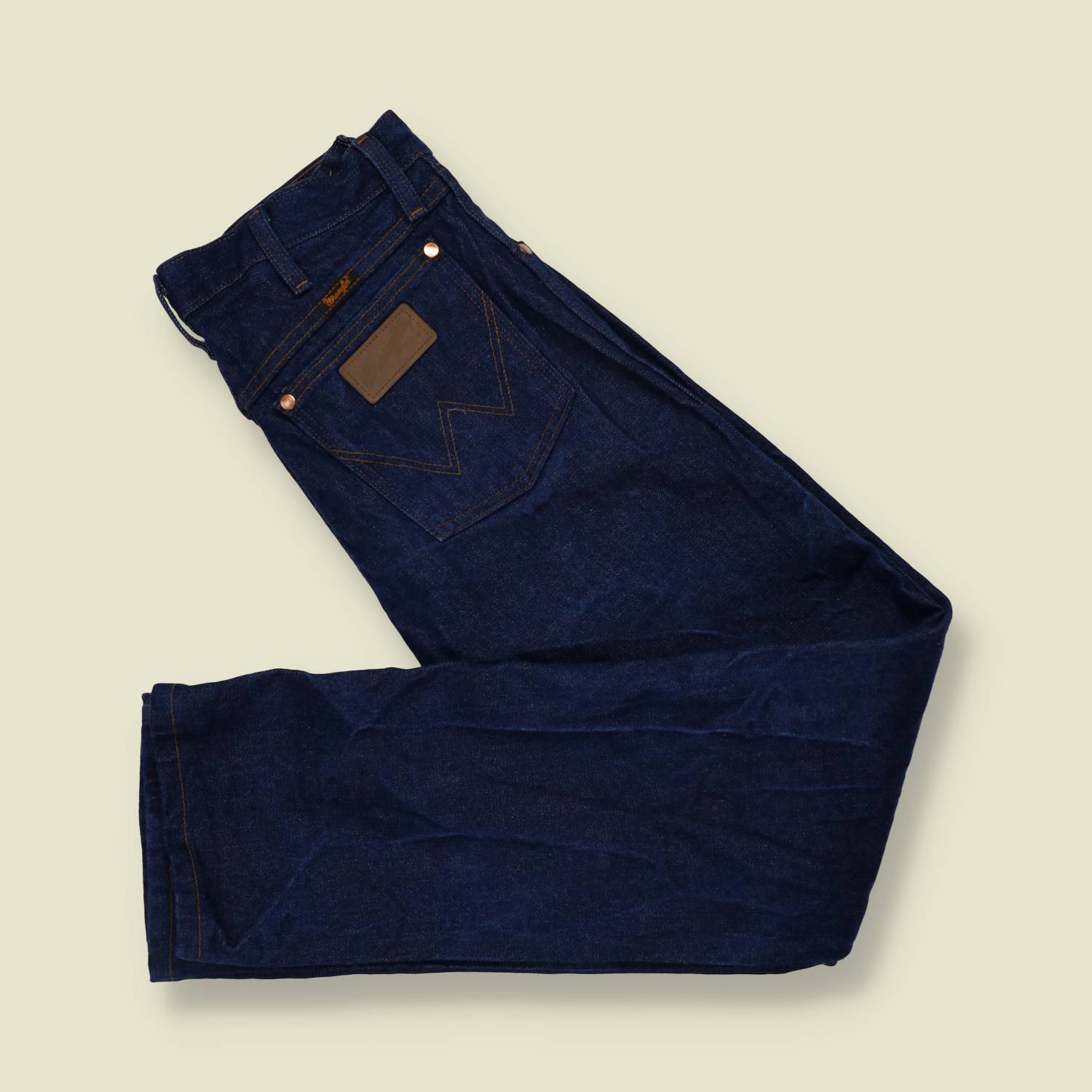 1980s | Wrangler | 13MWZ Made In Mexico Jeans | Dark Blue - w30