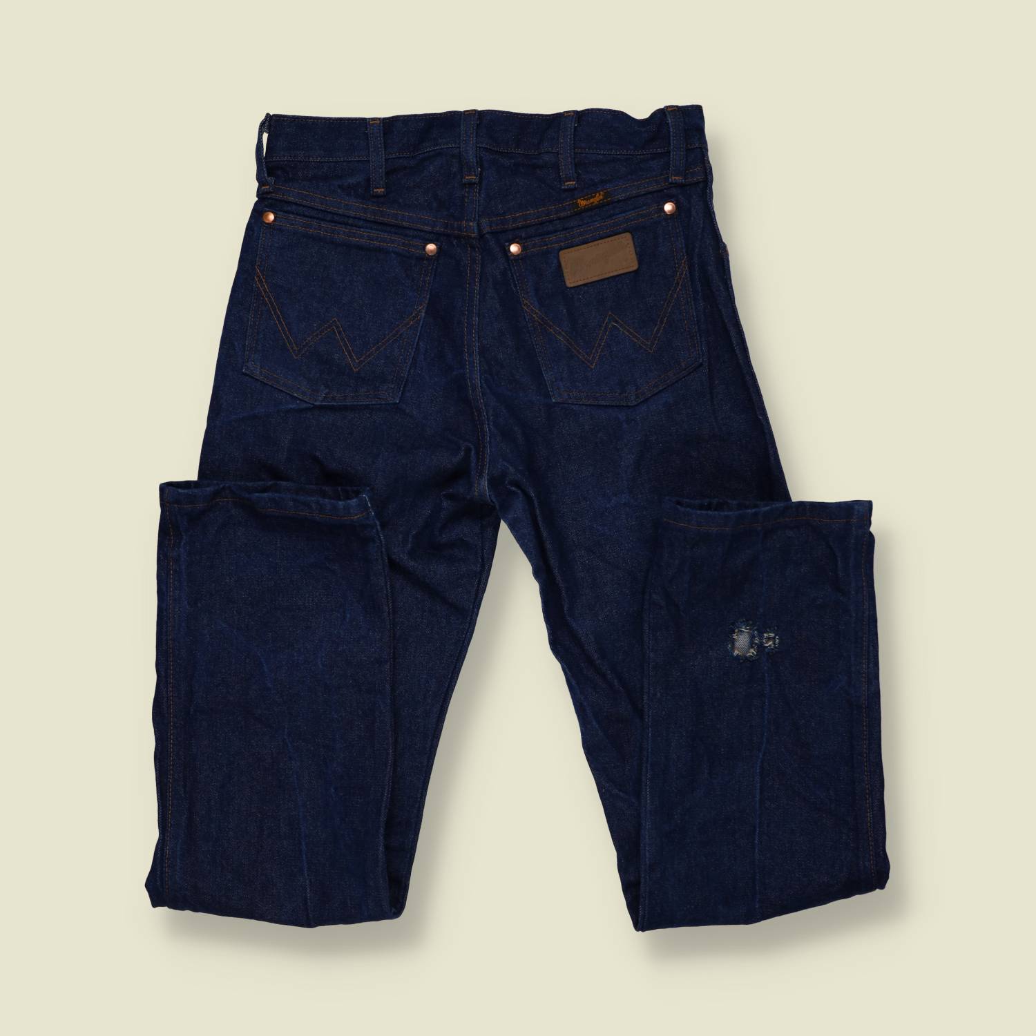 1980s | Wrangler | 13MWZ Made In Mexico Jeans | Dark Blue - w30