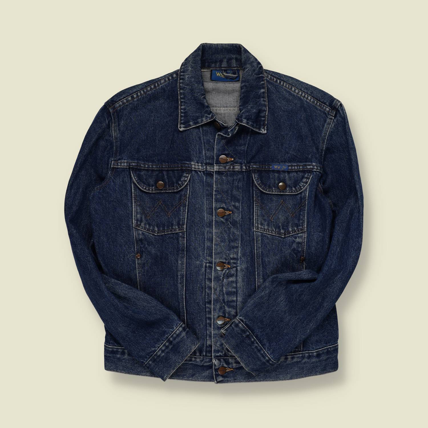 1980s/90s | Wrangler | Denim Jacket – Dark Wash - S