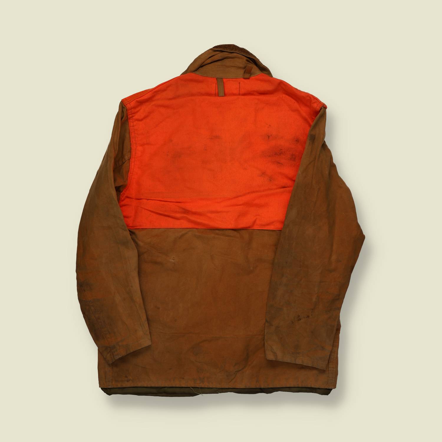 1950s–1960s | Stream & Field | Waxed Hunting Jacket – Brown/Orange - S