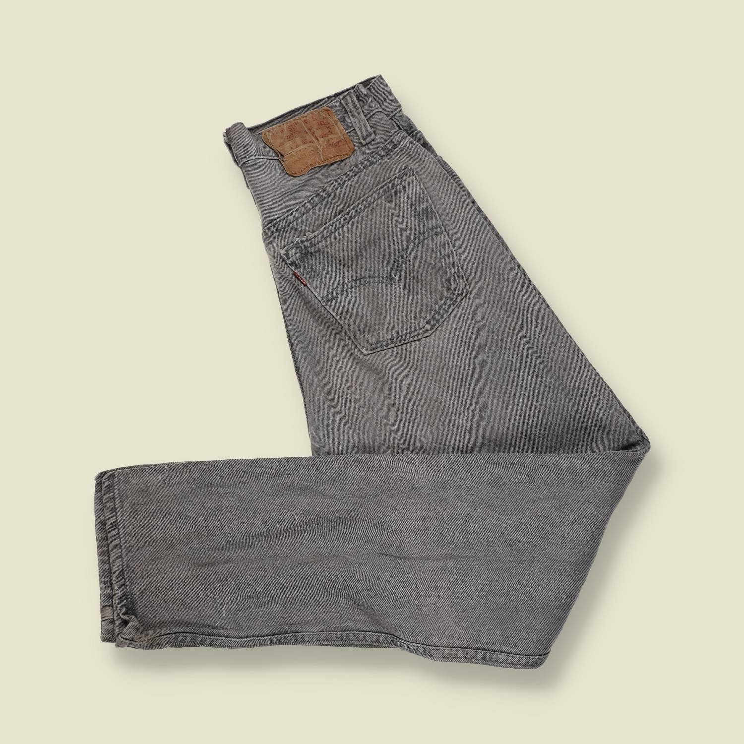 1980s–1990s | Levi’s | 501 Jeans | Grey | Made In USA - w26