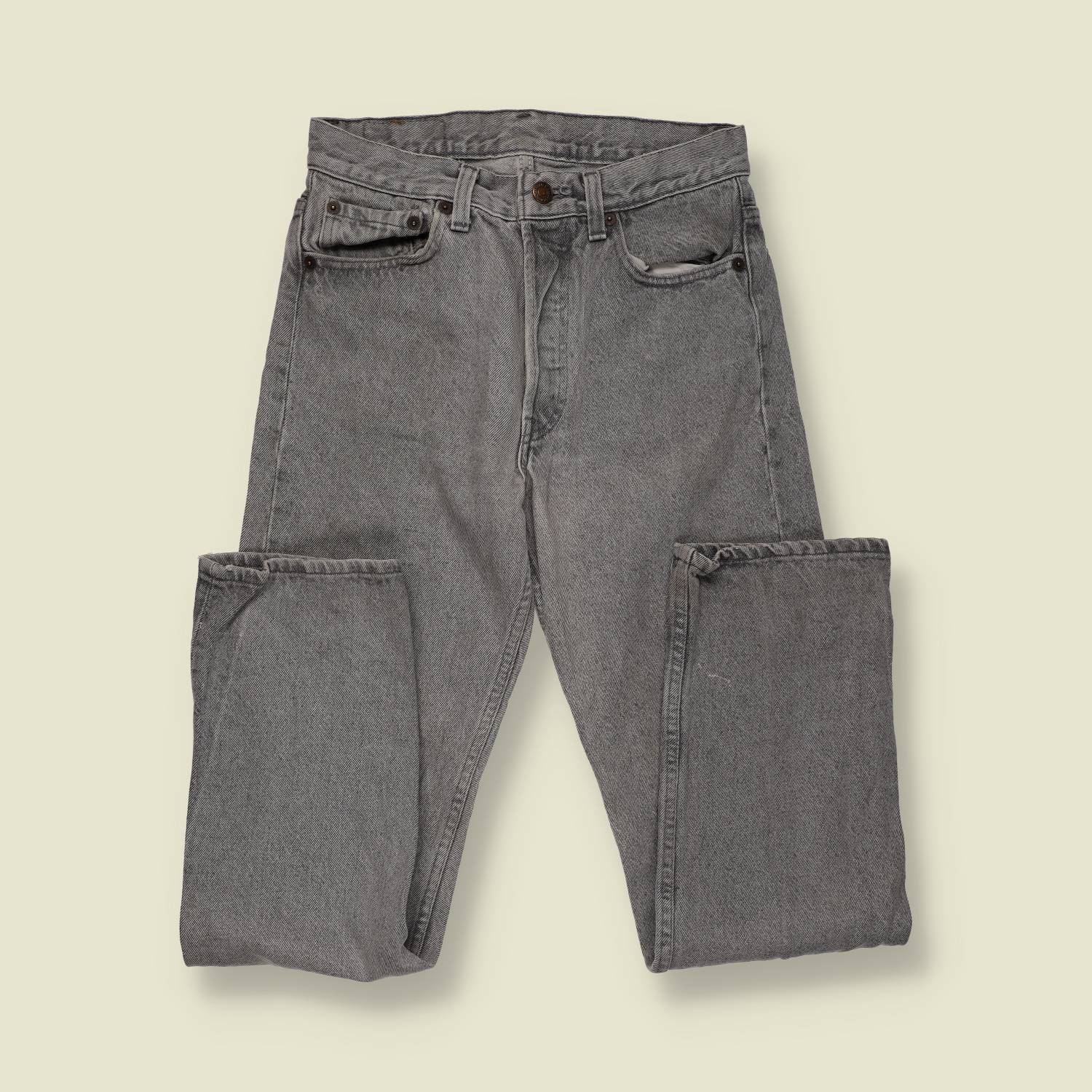1980s–1990s | Levi’s | 501 Jeans | Grey | Made In USA - w26