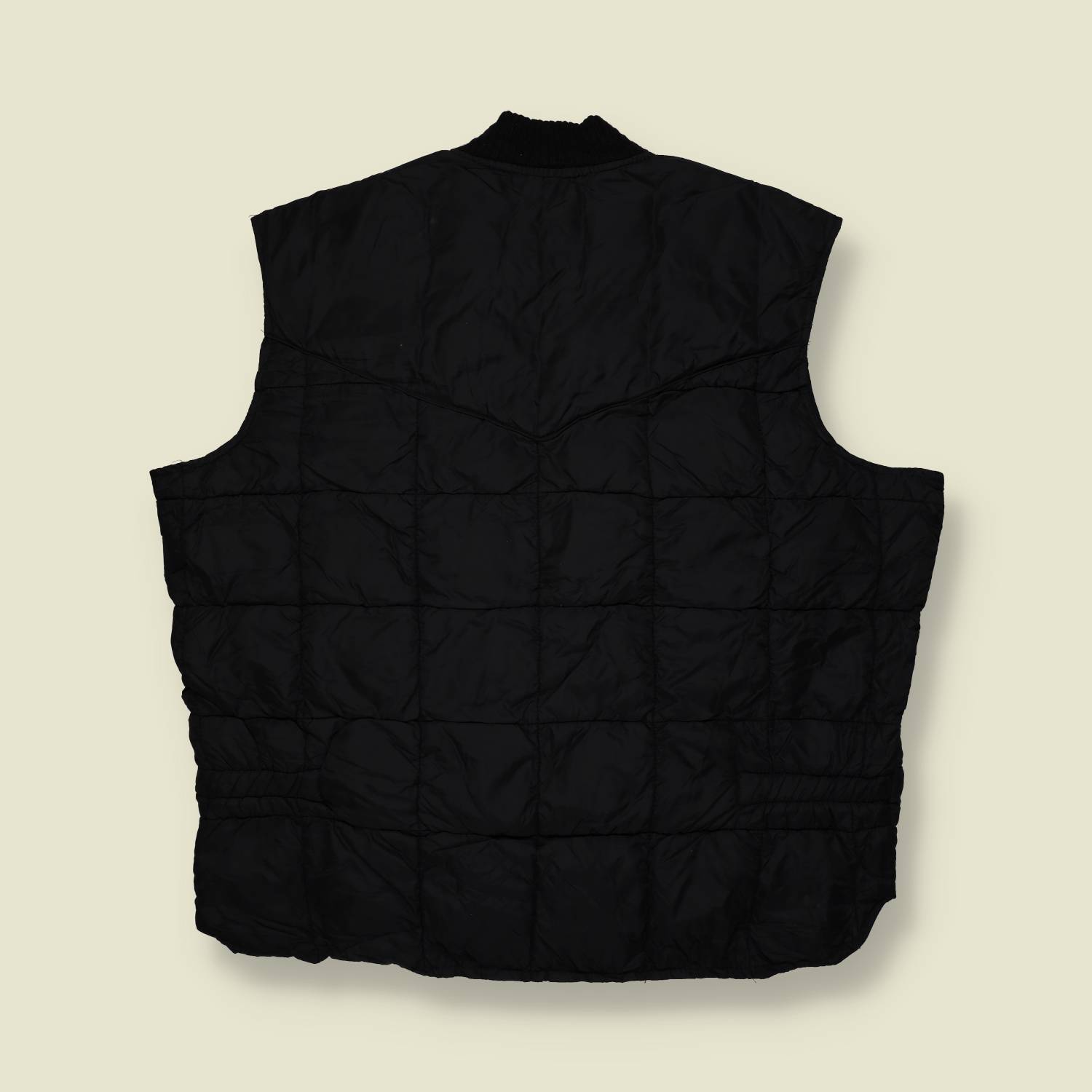 1980s | Walls | Quilted Gilet – Black - XXXXL