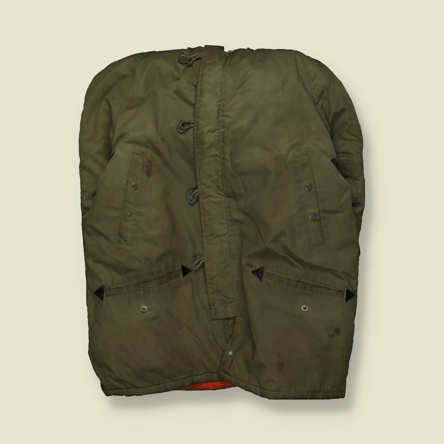 1970s | Outdoor Parka | Quilted Lined – Olive - XXXXXL