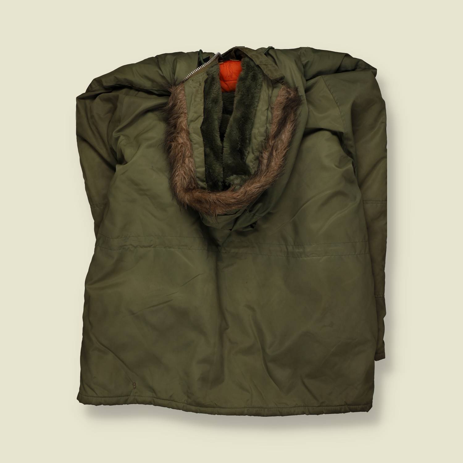 1970s | Outdoor Parka | Quilted Lined – Olive - XXXXXL