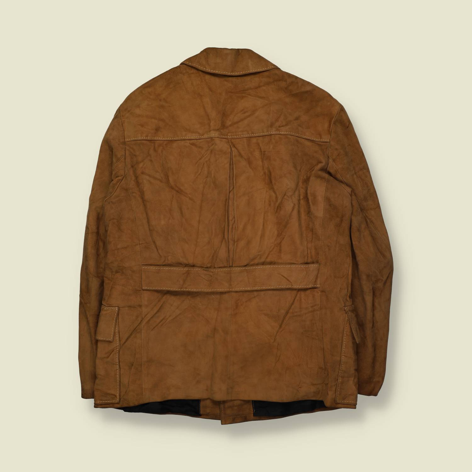 1970s | Westbury | Leather Blazer | Tan Brown - S