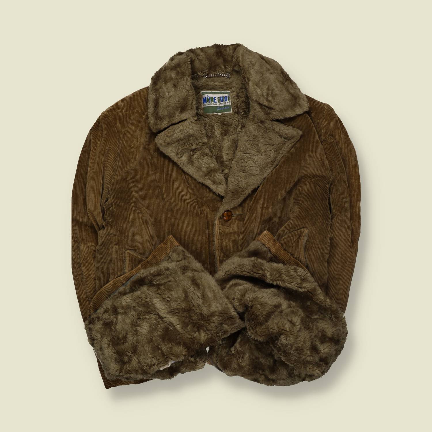 1970s | Maine Guide | Corduroy Coat - XL