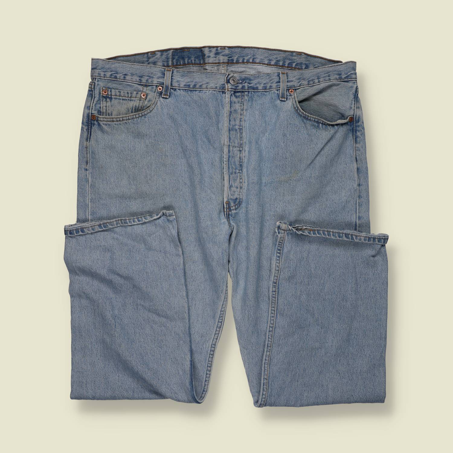 1980s–1990s | Levi’s | 501 Jeans | Light Blue Wash | Made In USA - w41