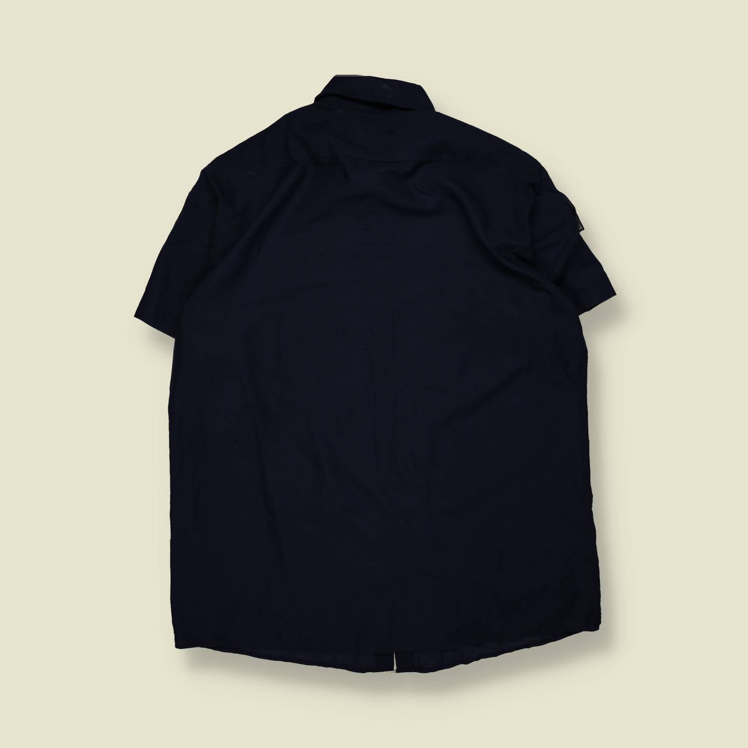 1990s | UniWeave | Costco Work Shirt | Navy - XXXL
