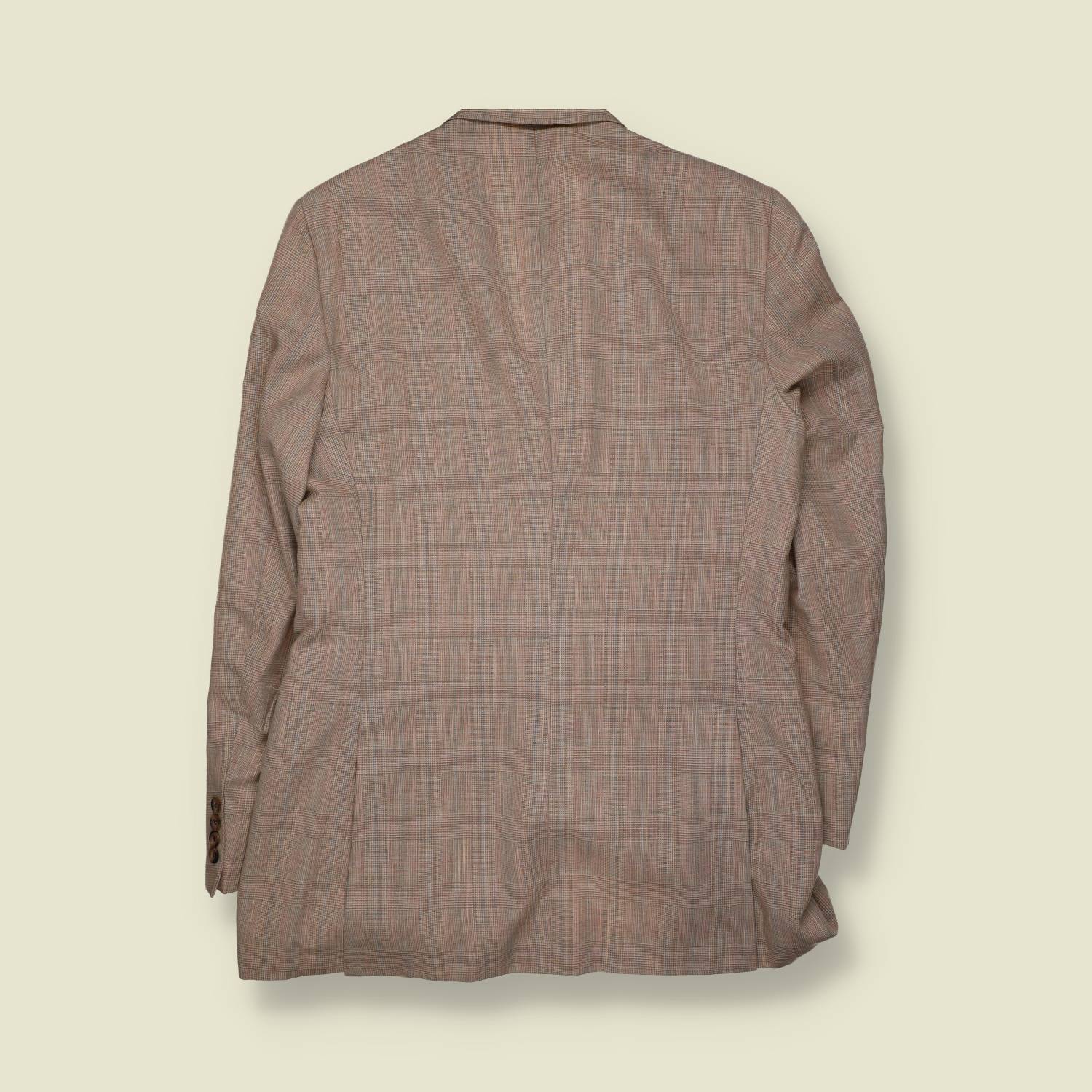 1970s–1980s | Tailored Blazer | Light Check - S