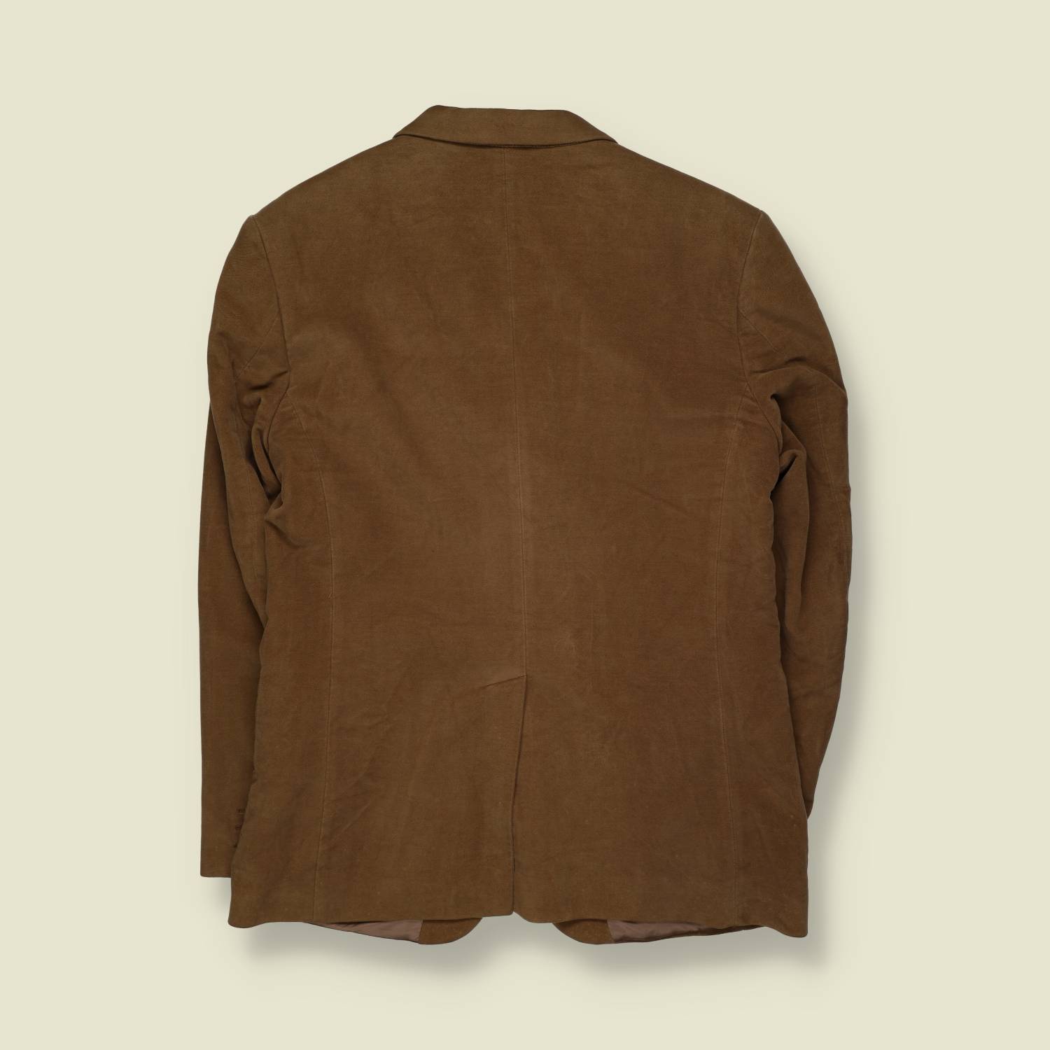 1990s | Suede Blazer | Tan - M