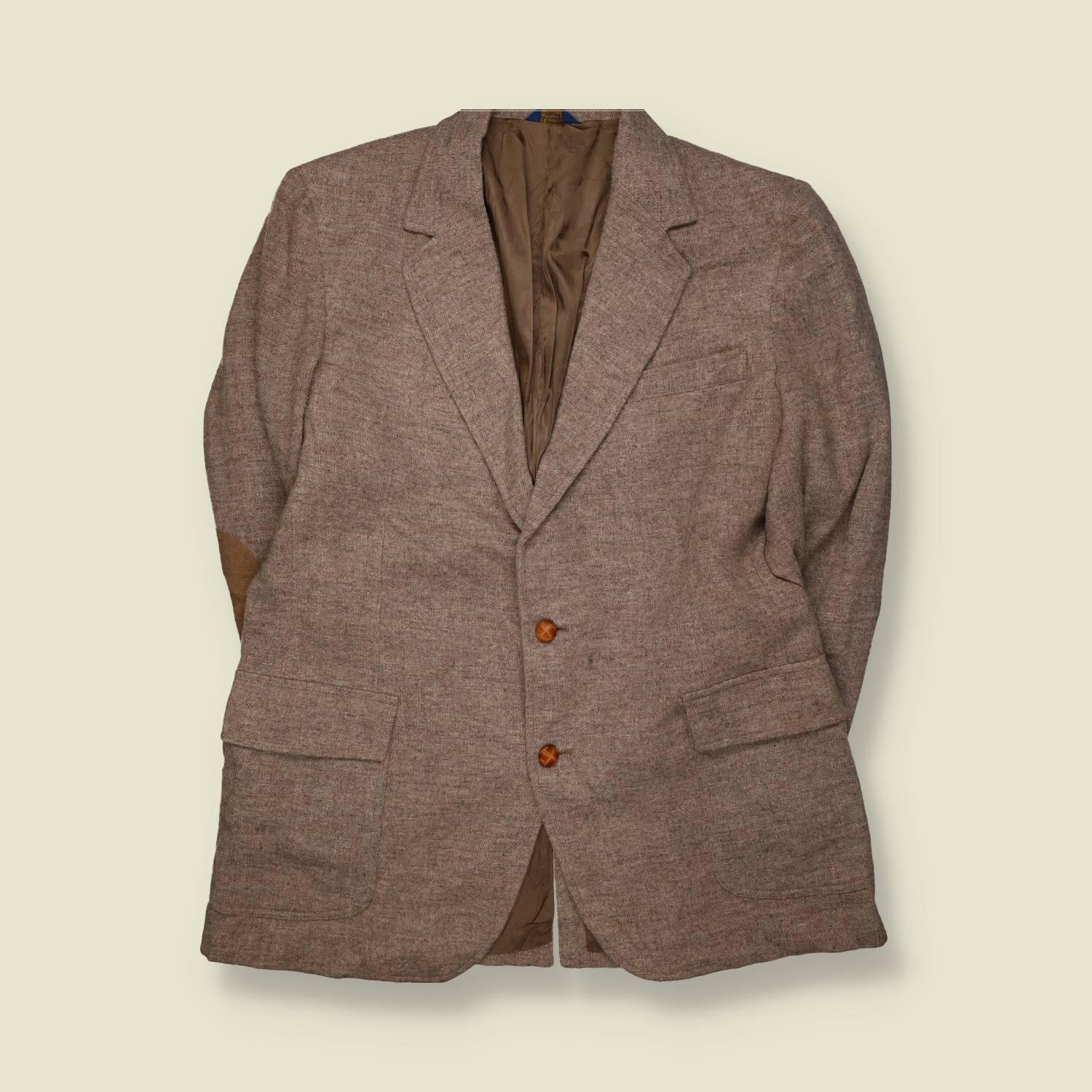 1970s | Pendleton | Tweed Blazer | Brown Mix - XL