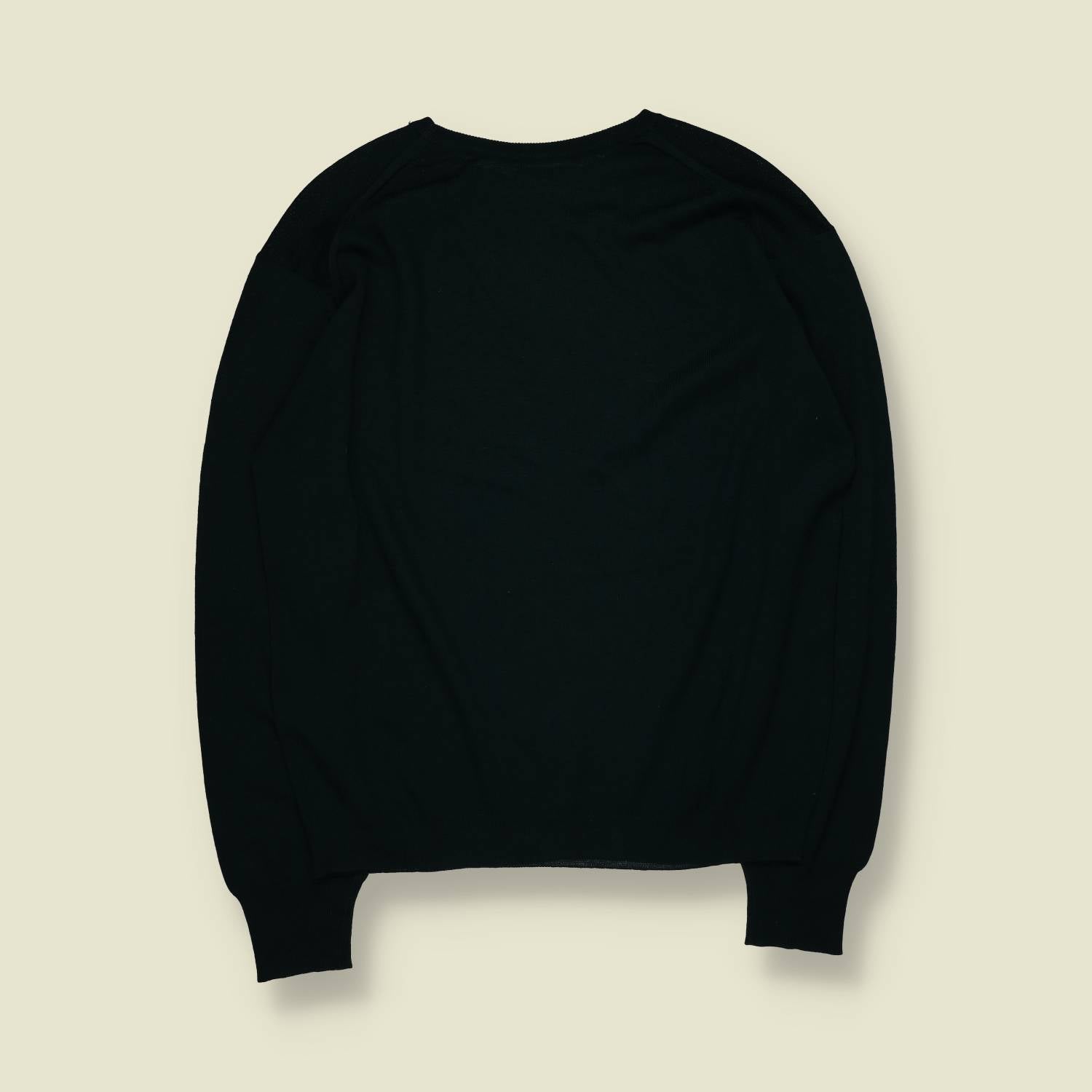 1970s | Tricot | Crew Neck Knit | Green | Made In France – L