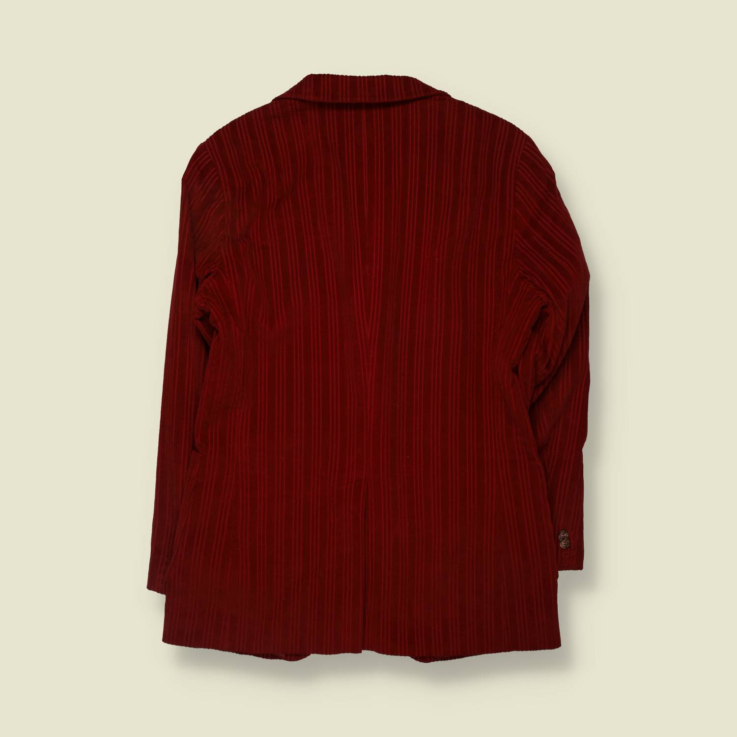 1990s | Pinstripe Blazer | Red - S