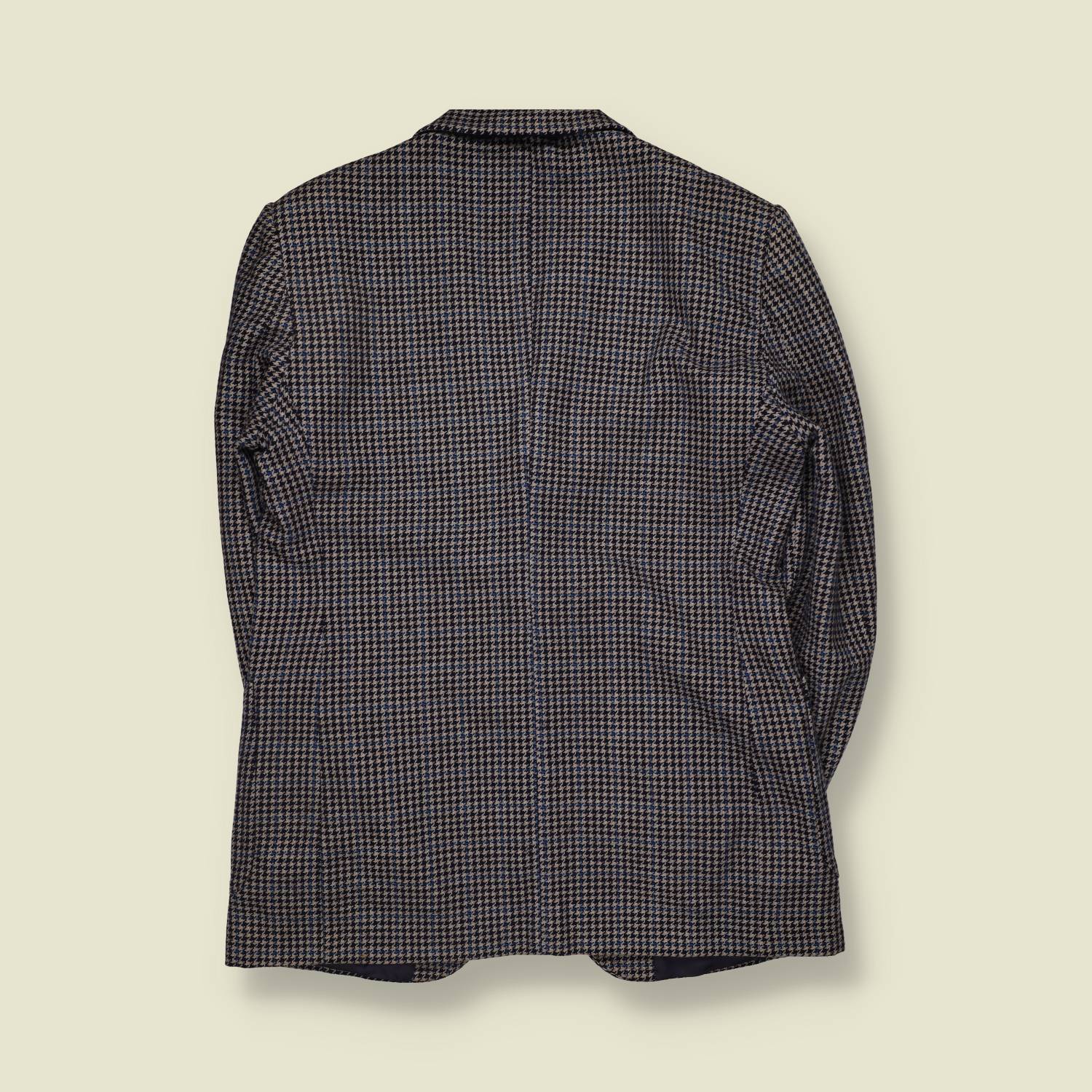 1970s | Blazer | Brown And Blue Houndstooth - S