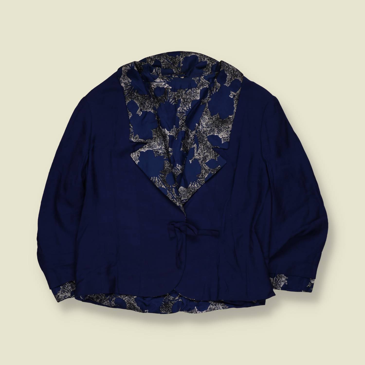 1950s | Wool Blend Jacket | Navy - 10