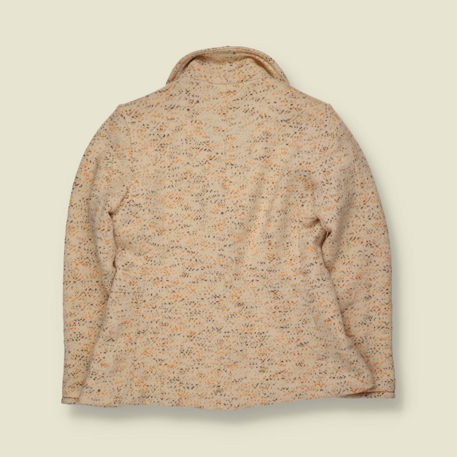 1960s | Wool Blend Jacket | Cream Fleck - 8