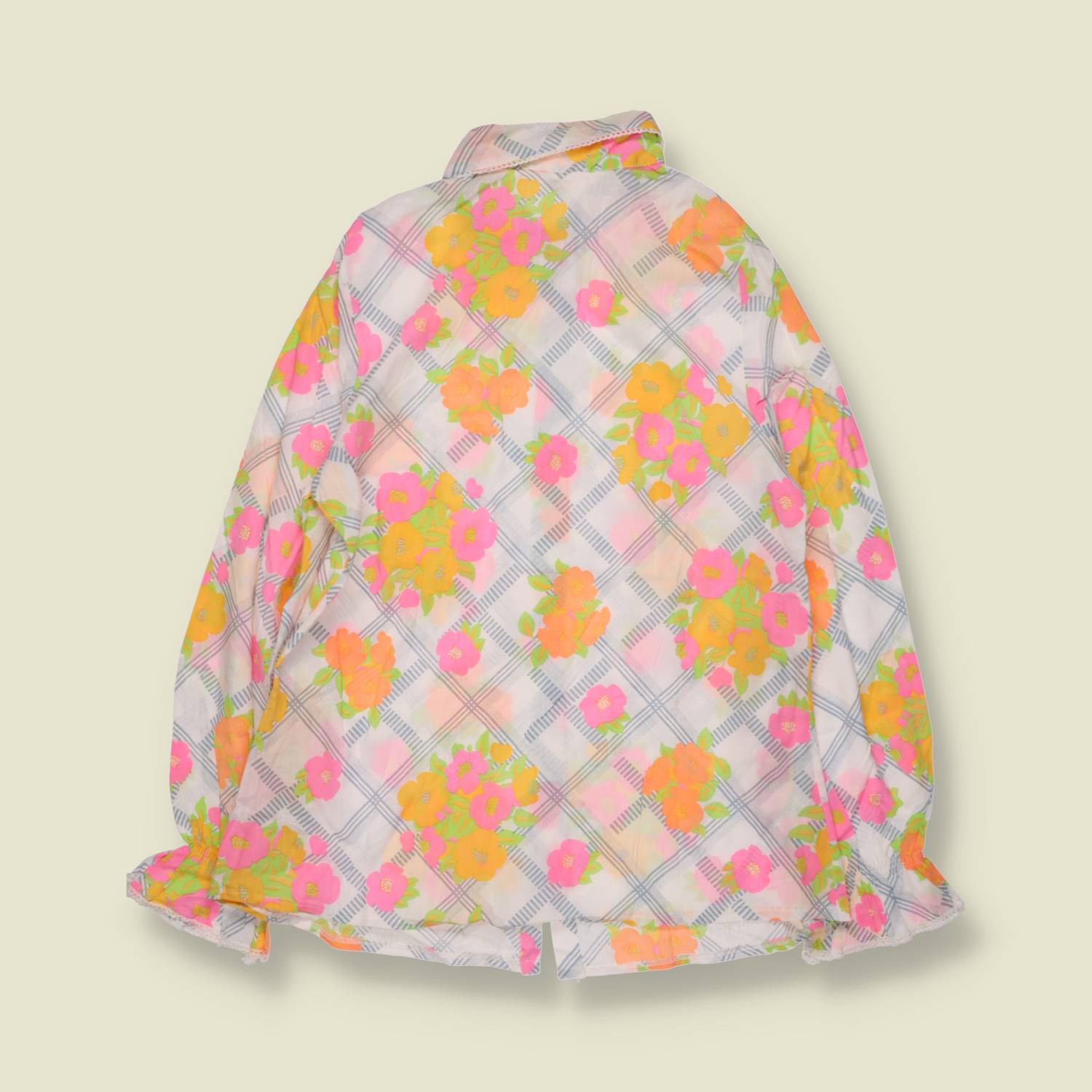 1960s | Cotton Blouse | Multi - 10