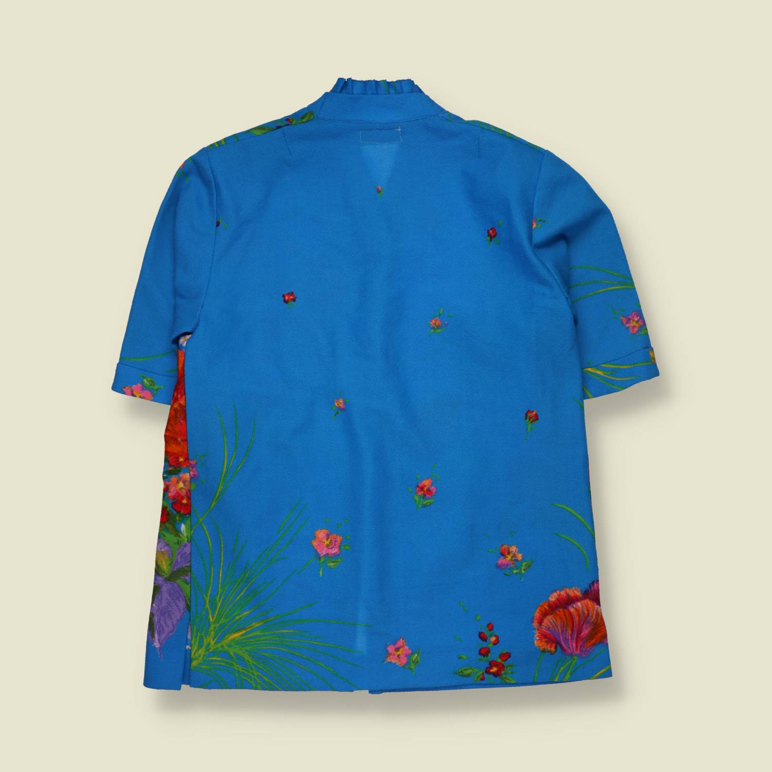 1960s | Blouse | Blue & Multi - 12