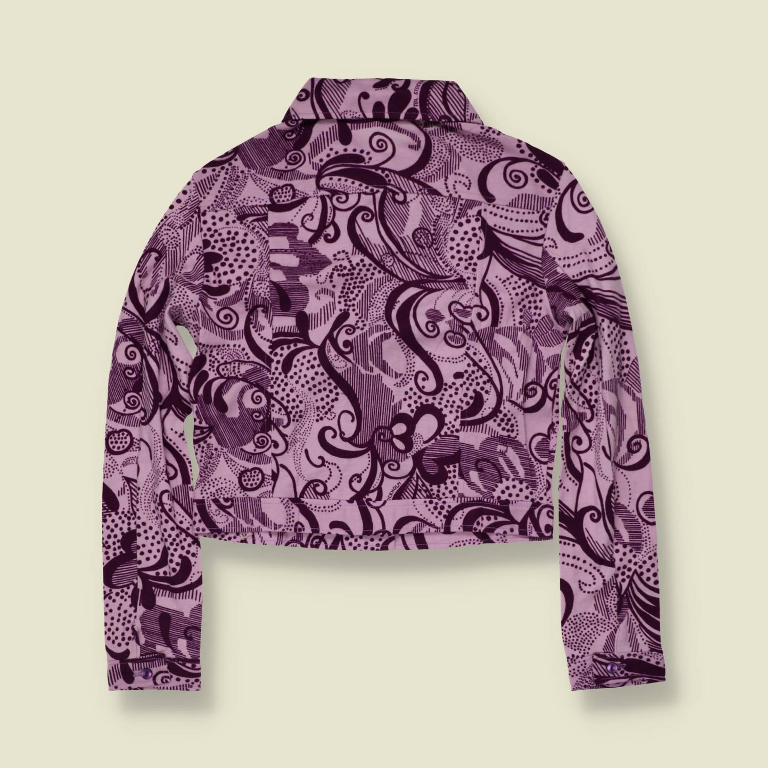 1970s | TGL | Deadstock Blouse | Purple - 8